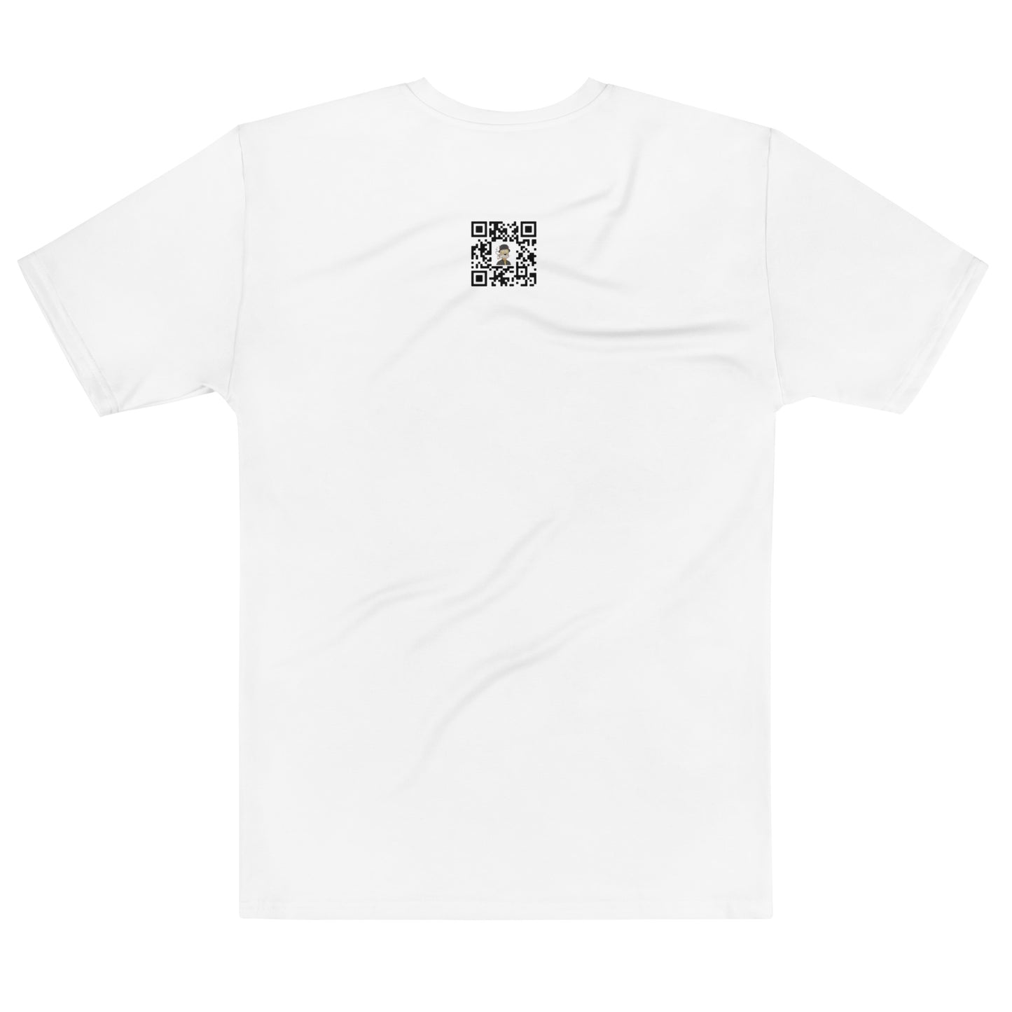 All-Over t-shirt feat. TOON #3078 (rear QrCode NFT URL)