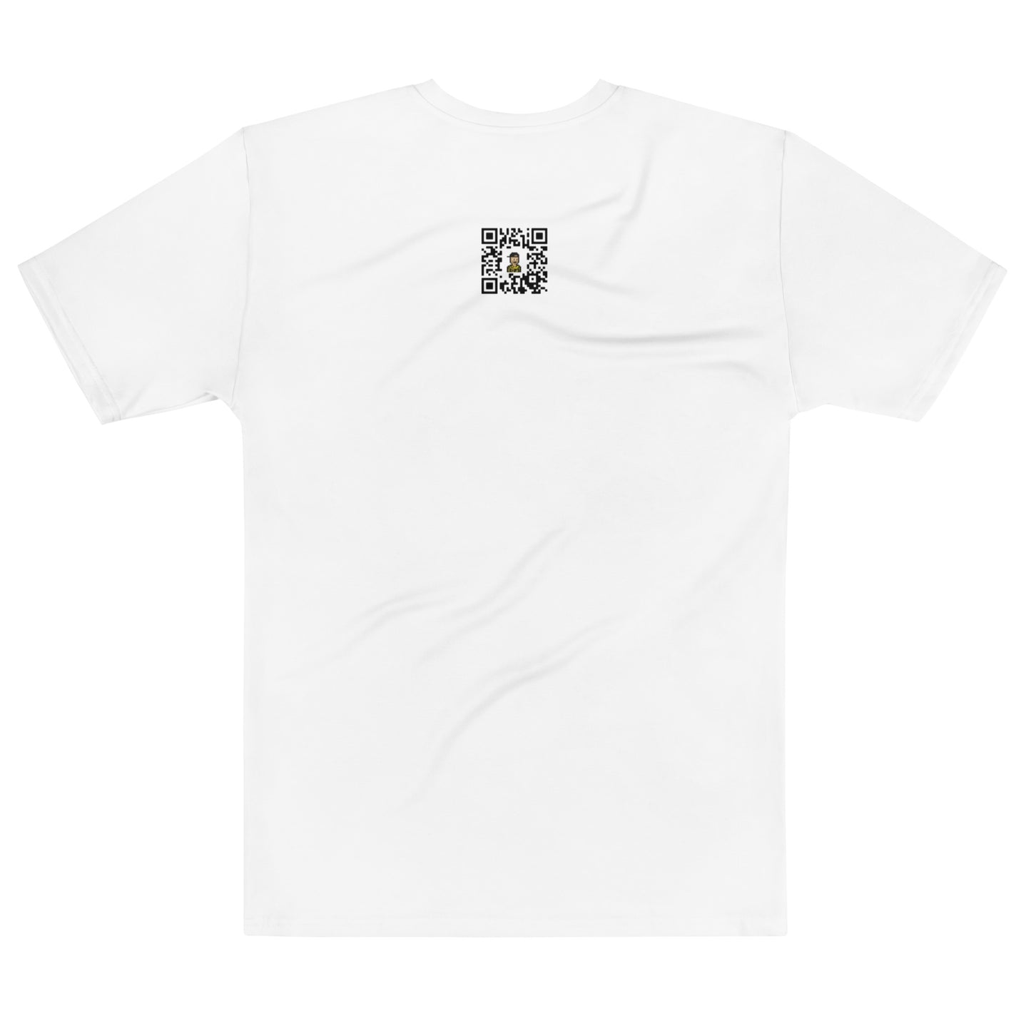All-Over t-shirt feat. Nakamigos #12679 (rear QrCode NFT URL)