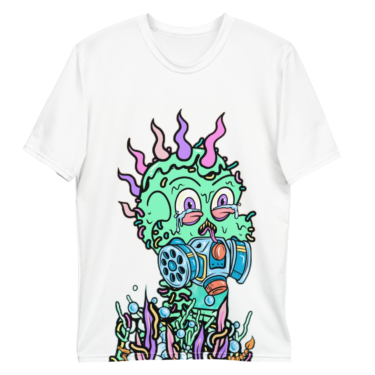 All-over t-sht. feat. Toxic Skulls Club #7803