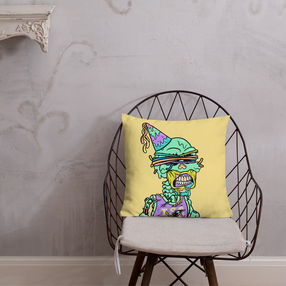 Premium Pillow feat Toxic Skulls Club #2807