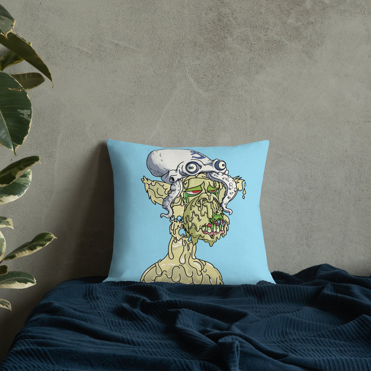 Premium Pillow feat Polygon Mutant #5169