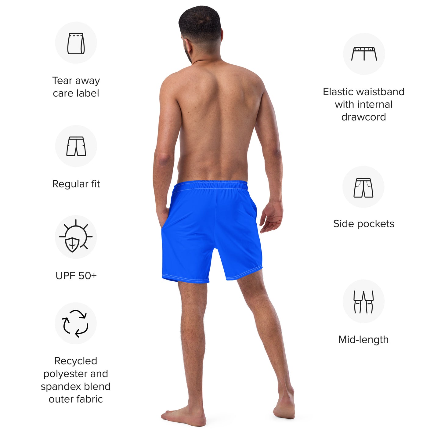 Men's swim trunks BASED AF