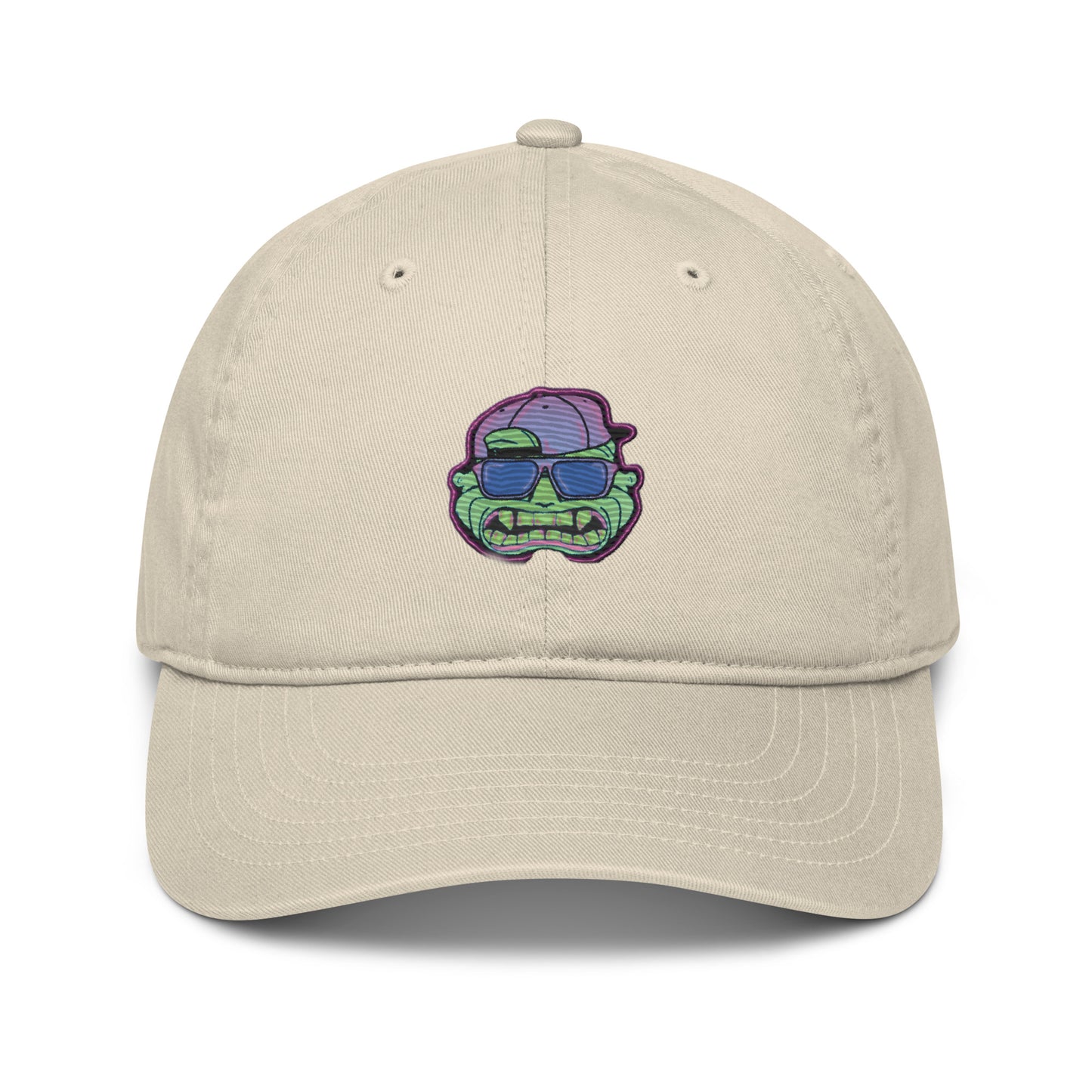 Organic dad hat feat Lil Loco #44 (embroidered)
