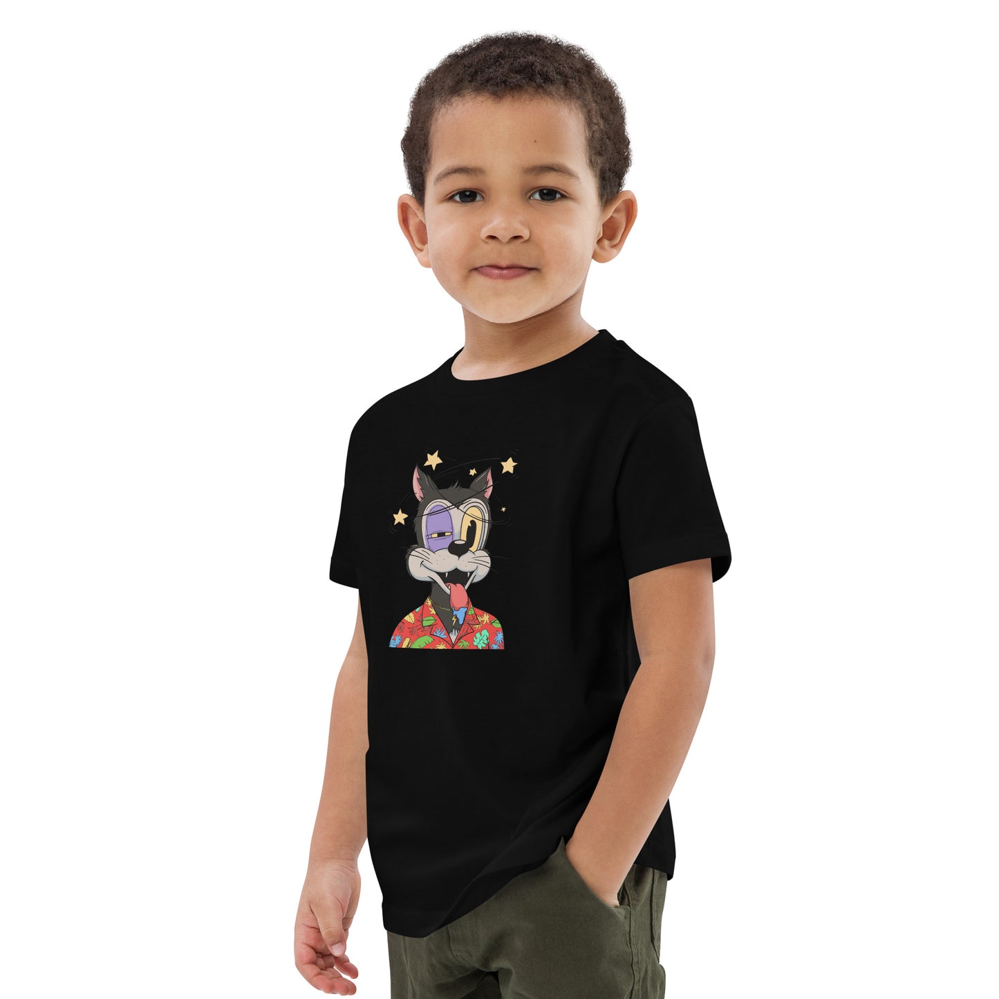 Organic cotton kids t-shirt feat. TONY TOONZ