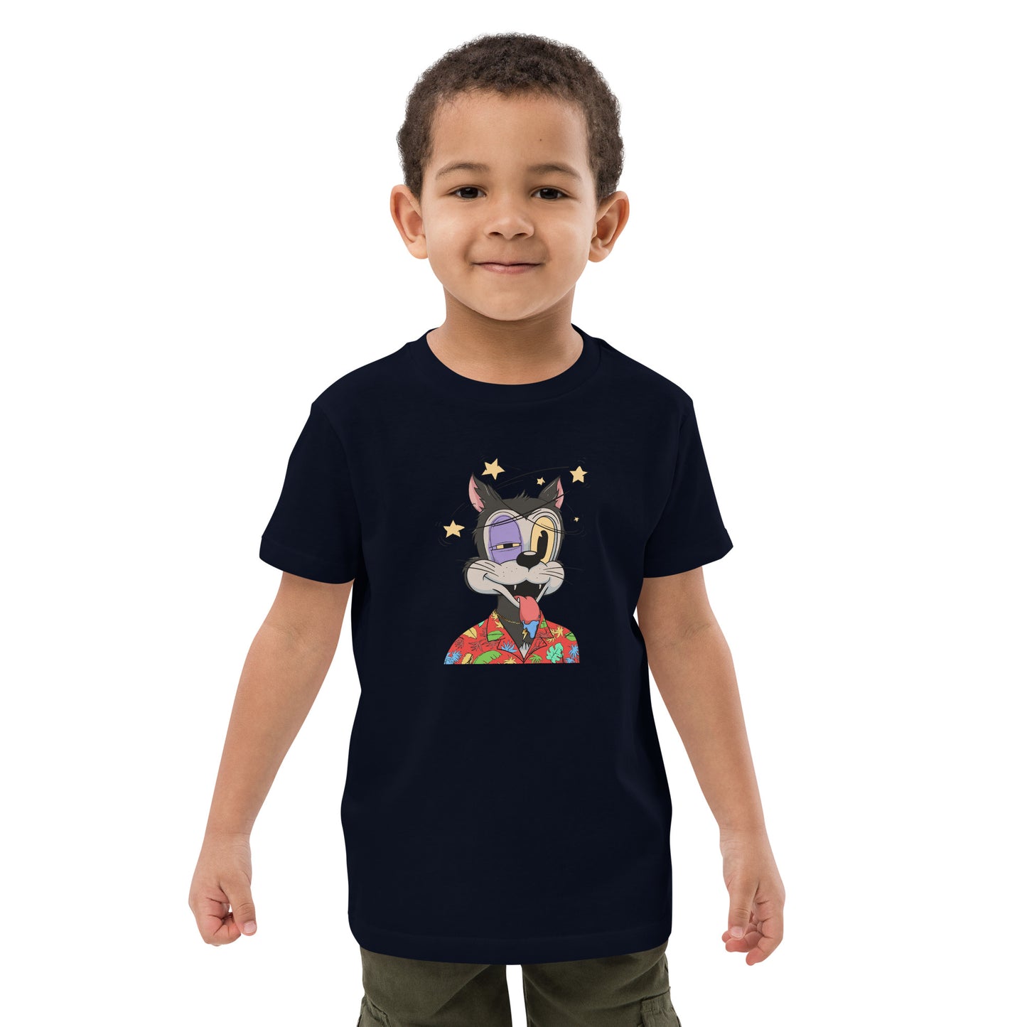Organic cotton kids t-shirt feat. TONY TOONZ