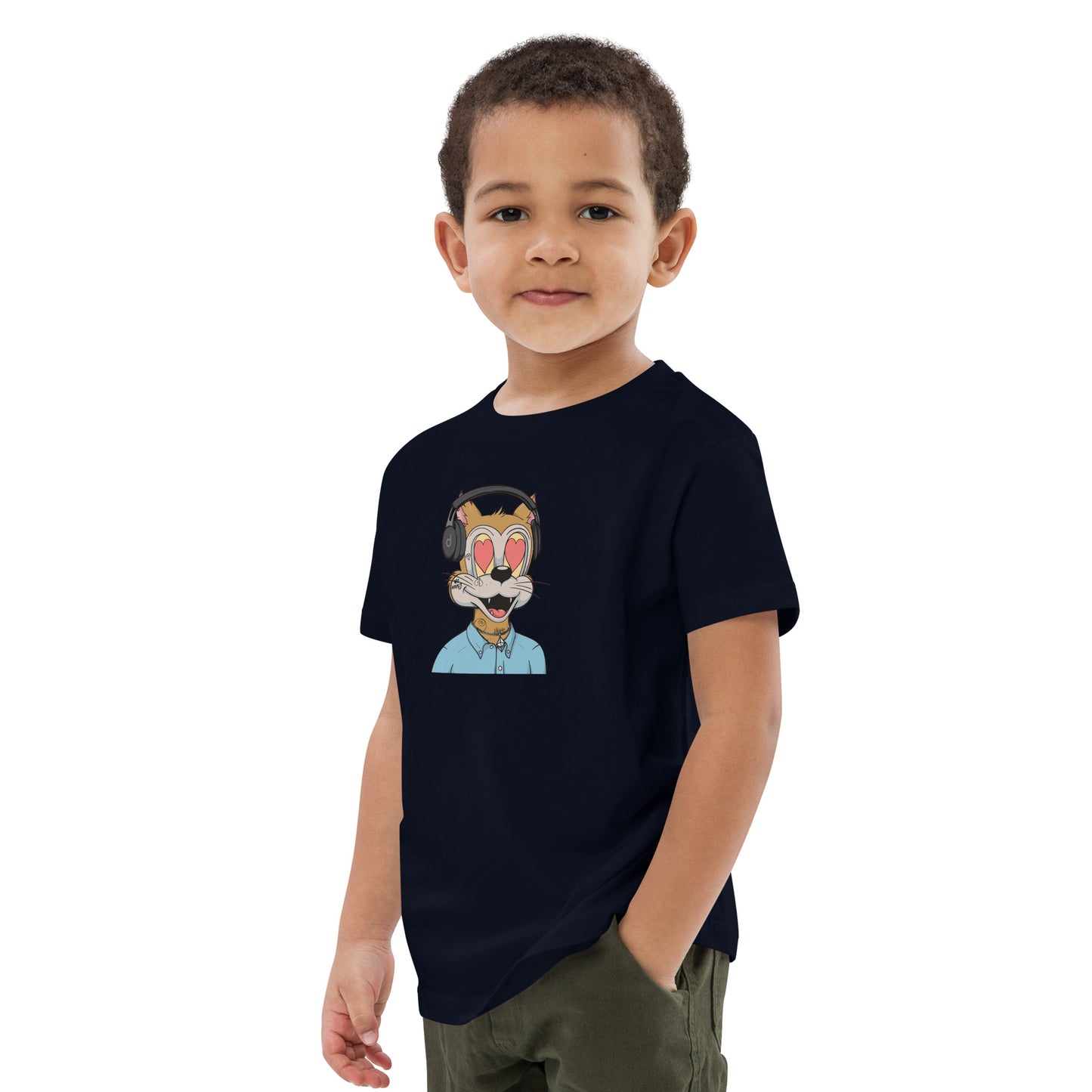 Organic cotton kids t-shirt feat TOON #2425