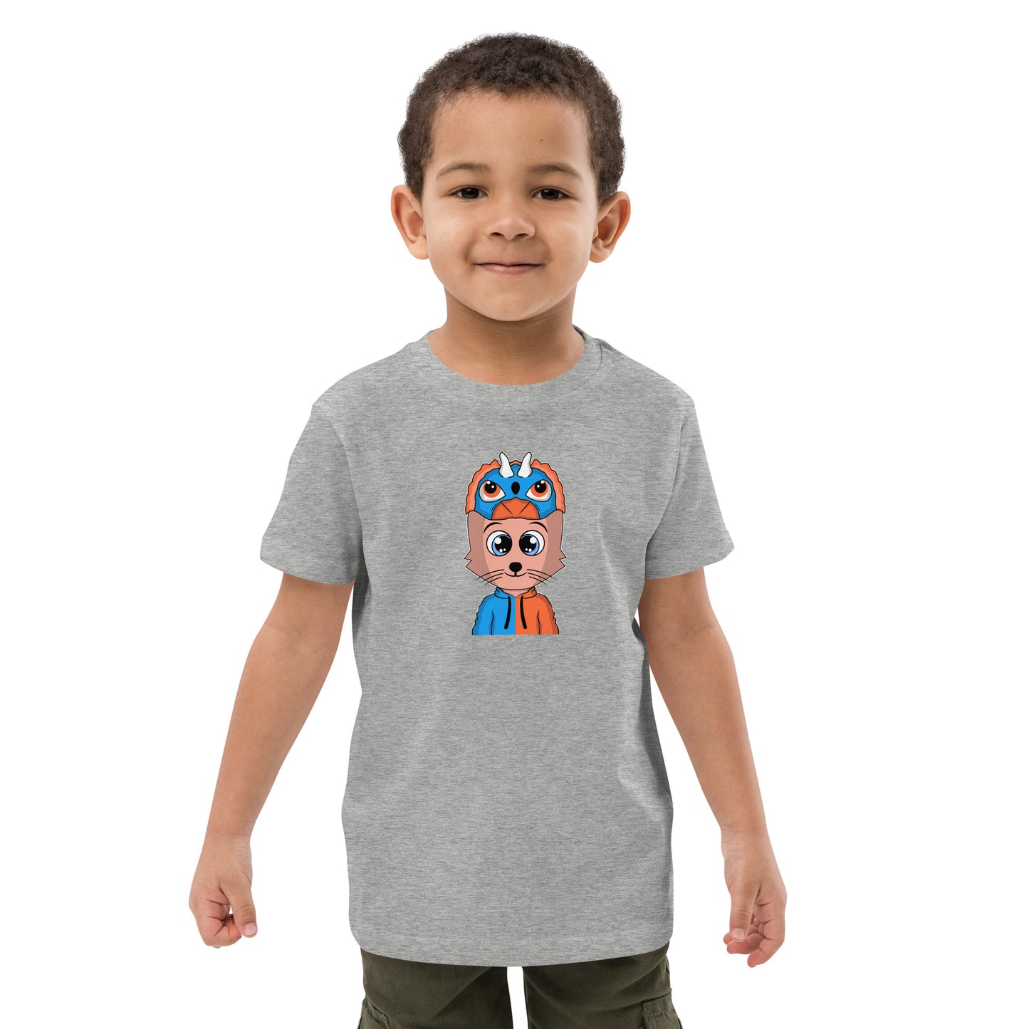 Organic cotton kids t-shirt feat CatsNFT011