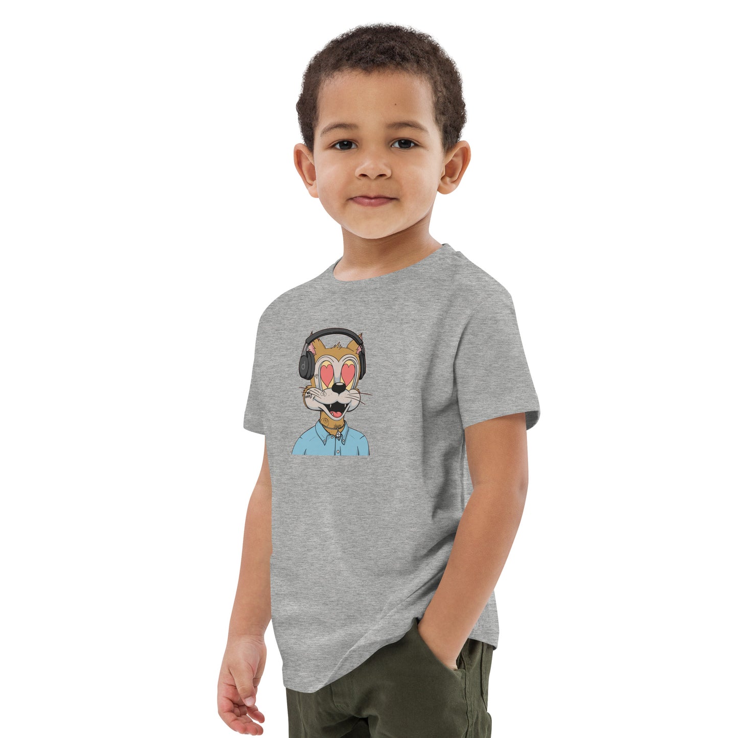 Organic cotton kids t-shirt feat TOON #2425