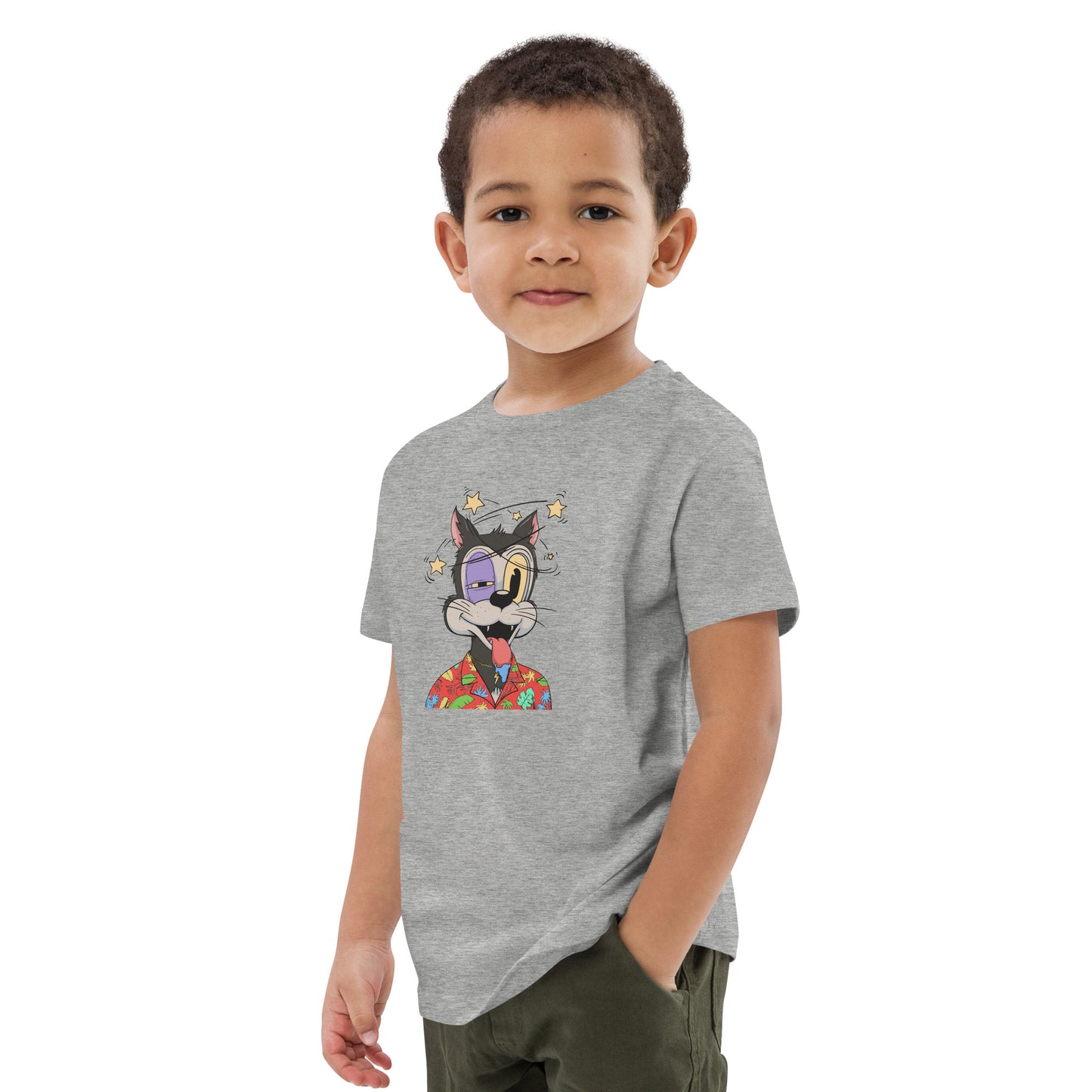 Organic cotton kids t-shirt feat. TONY TOONZ