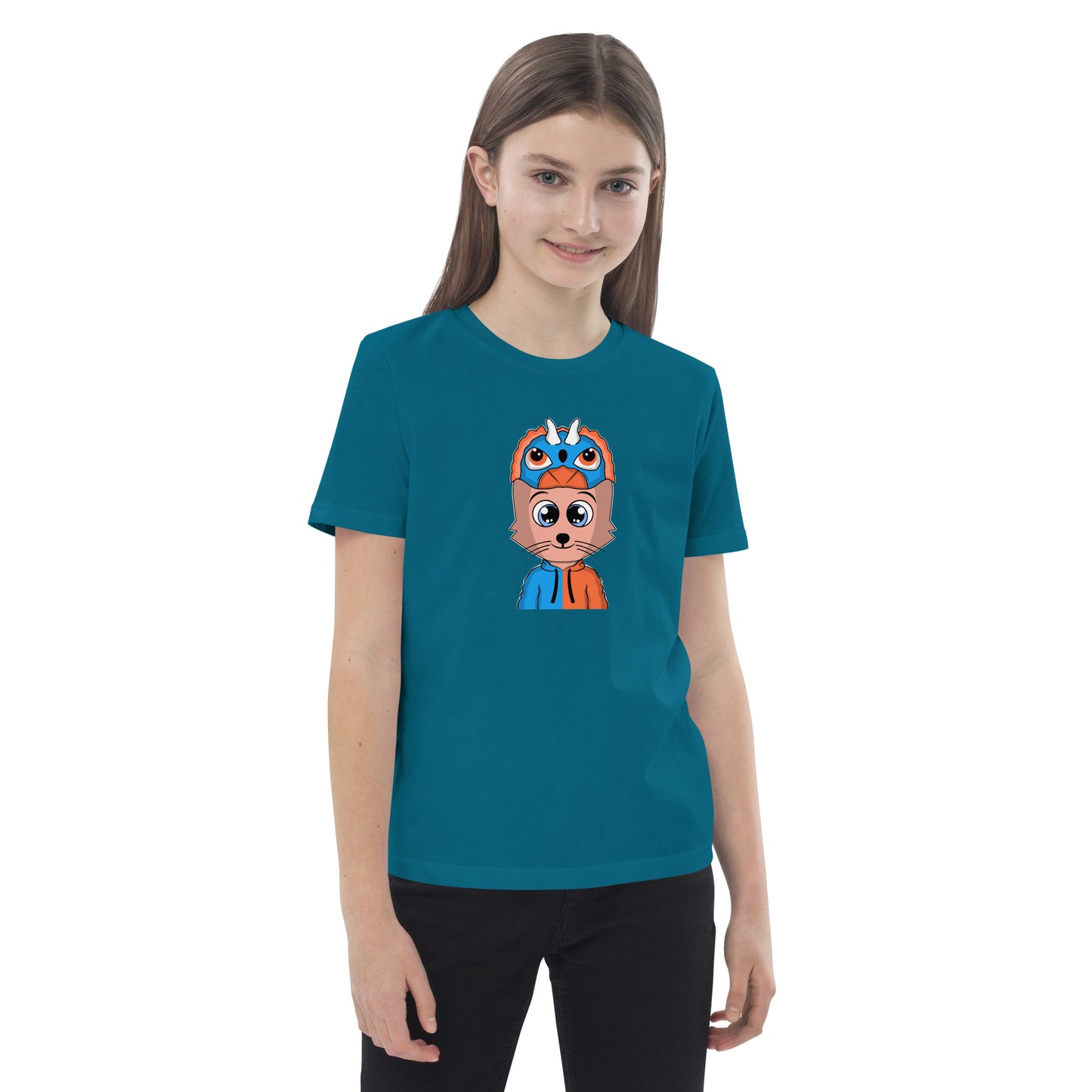 Organic cotton kids t-shirt feat CatsNFT011