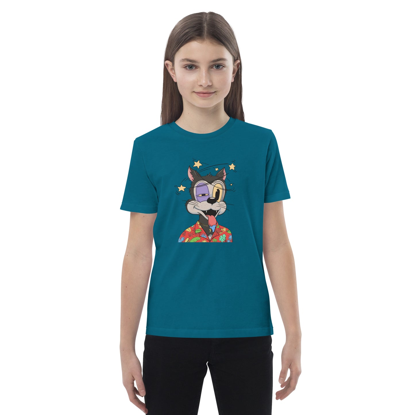 Organic cotton kids t-shirt feat. TONY TOONZ