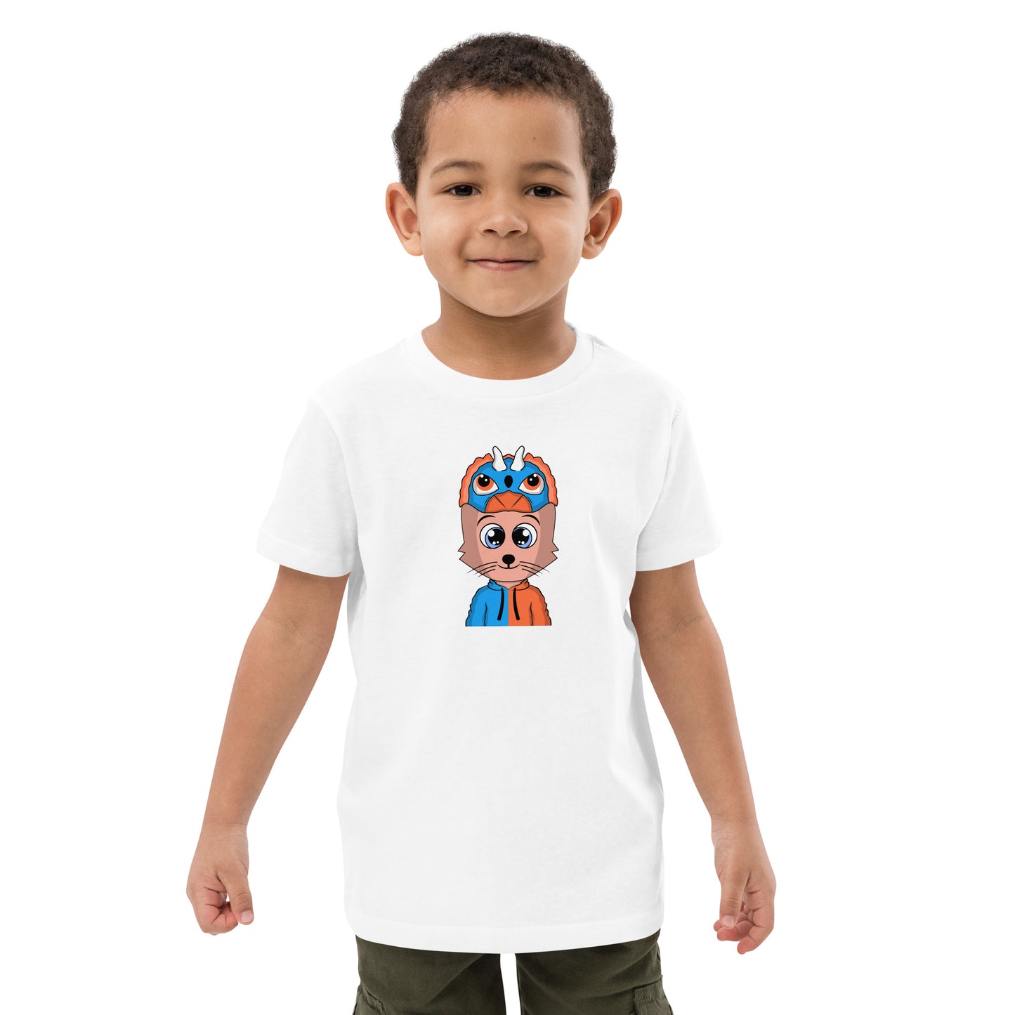 Organic cotton kids t-shirt feat CatsNFT011