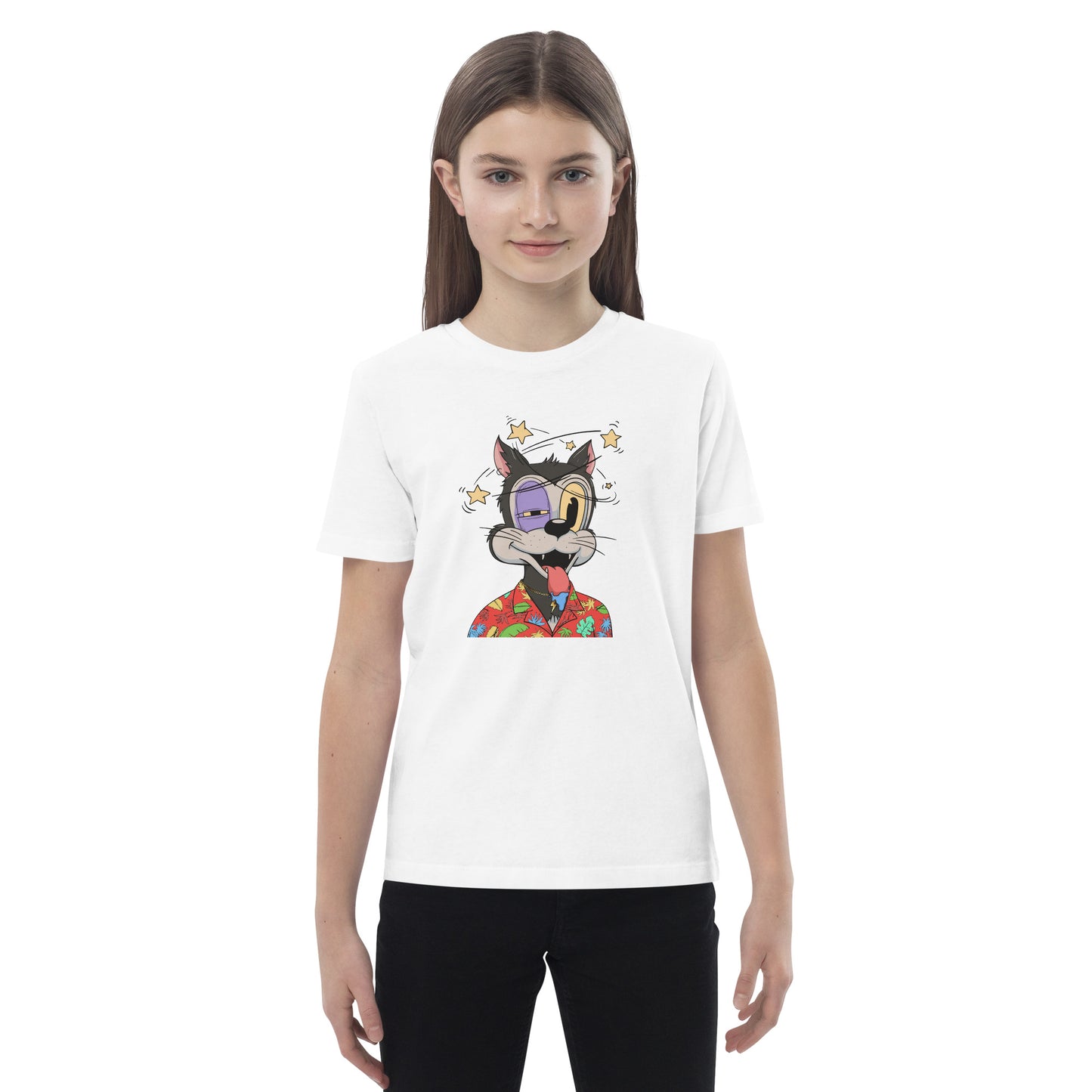 Organic cotton kids t-shirt feat. TONY TOONZ
