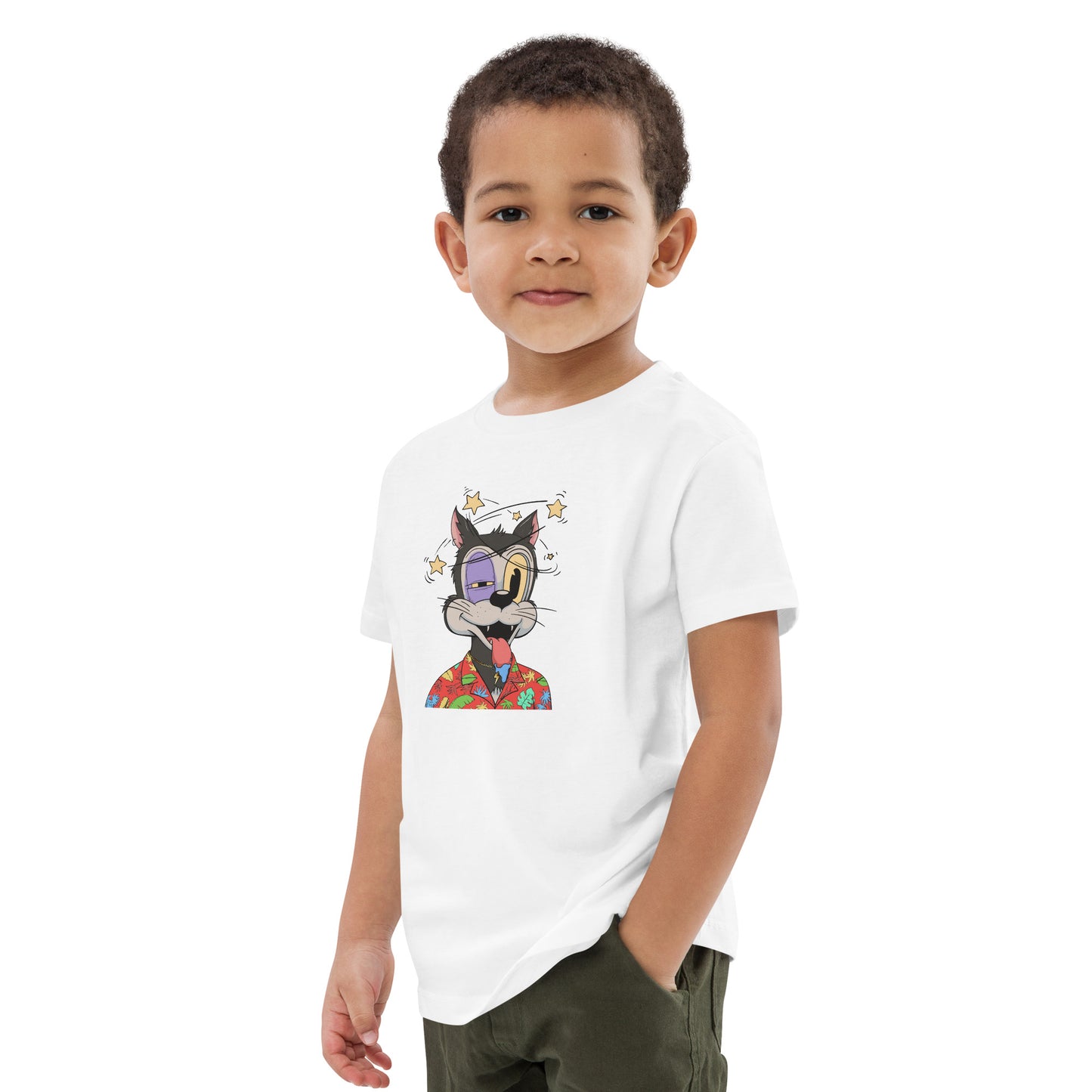 Organic cotton kids t-shirt feat. TONY TOONZ