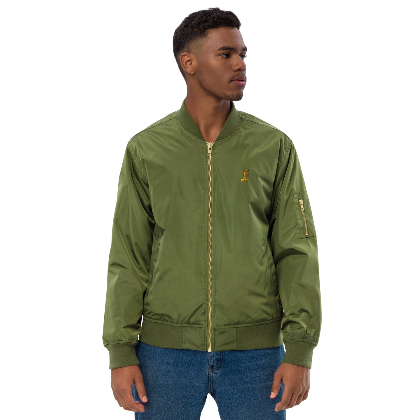 Premium recycled bomber jacket feat BAYC #4039 (embroidered)