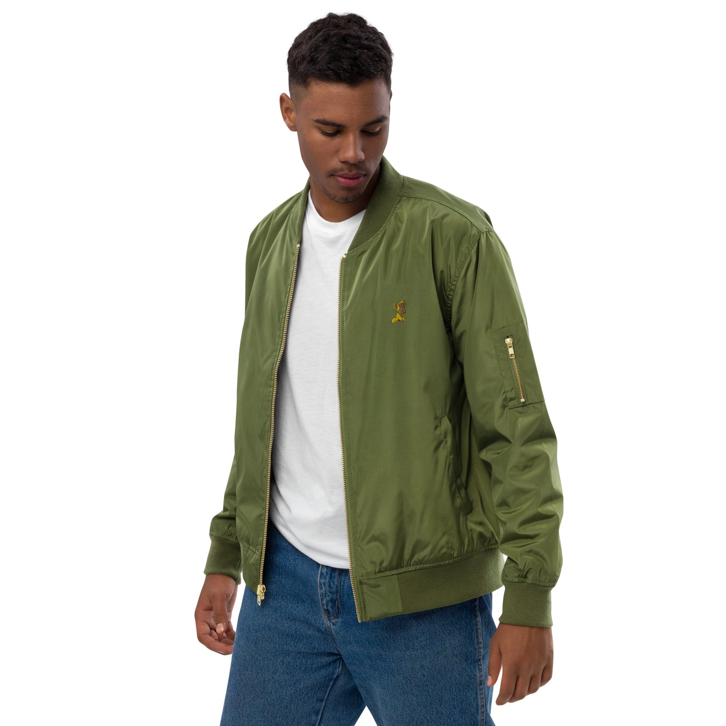 Premium recycled bomber jacket feat BAYC #4039 (embroidered)