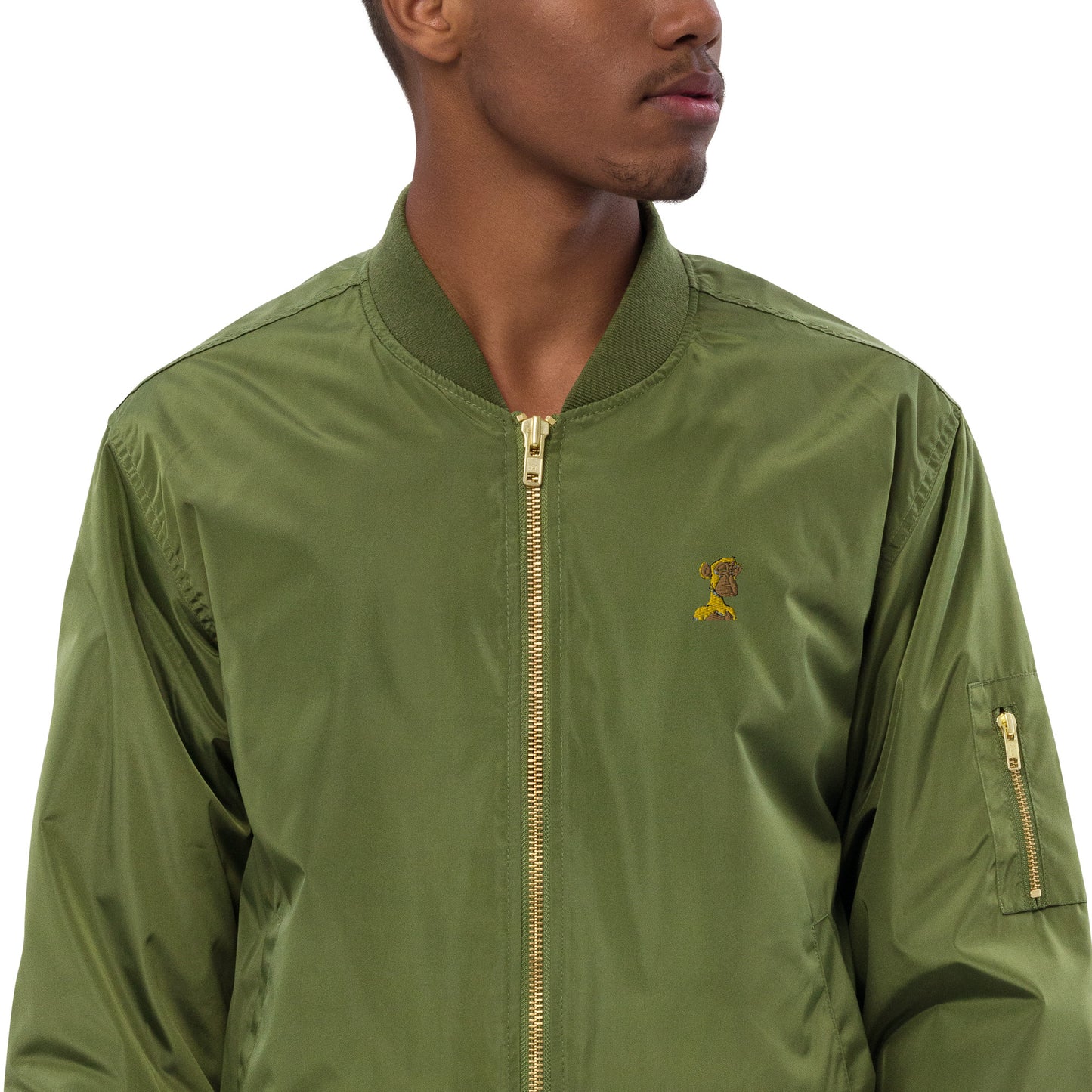 Premium recycled bomber jacket feat BAYC #4039 (embroidered)