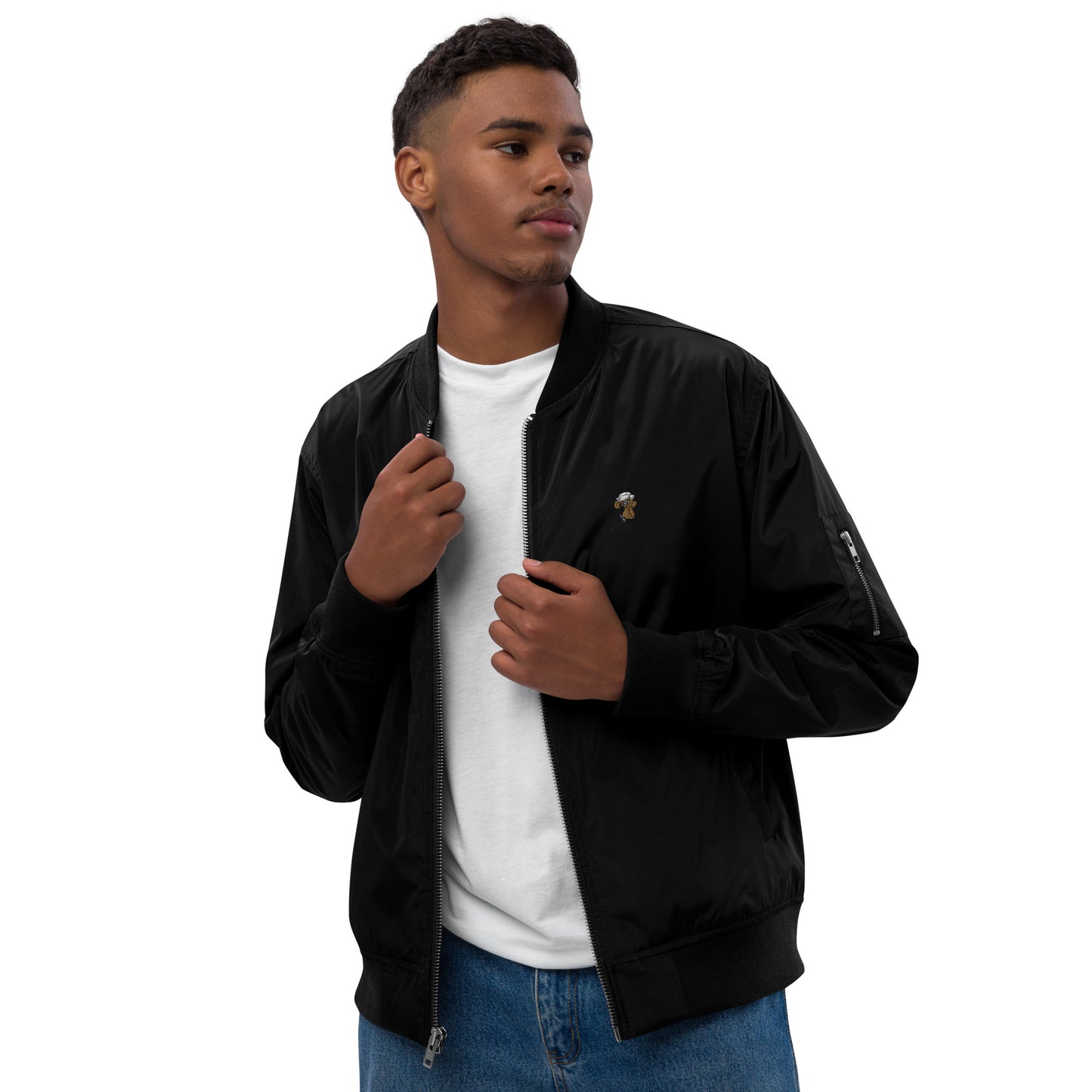 Premium recycled bomber jacket feat BAYC #2783 (embroidered)