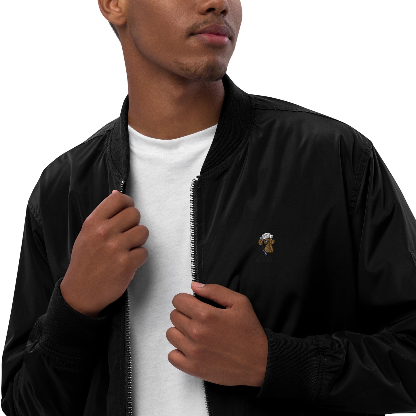 Premium recycled bomber jacket feat BAYC #2783 (embroidered)
