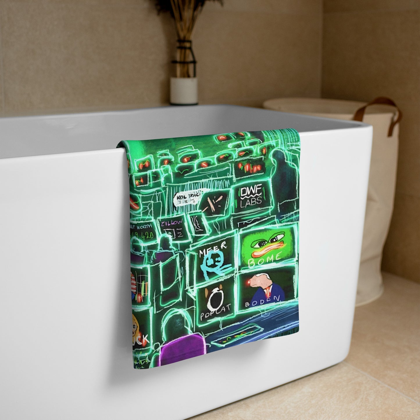 Towel feat. memecoin supercycle by based osf
