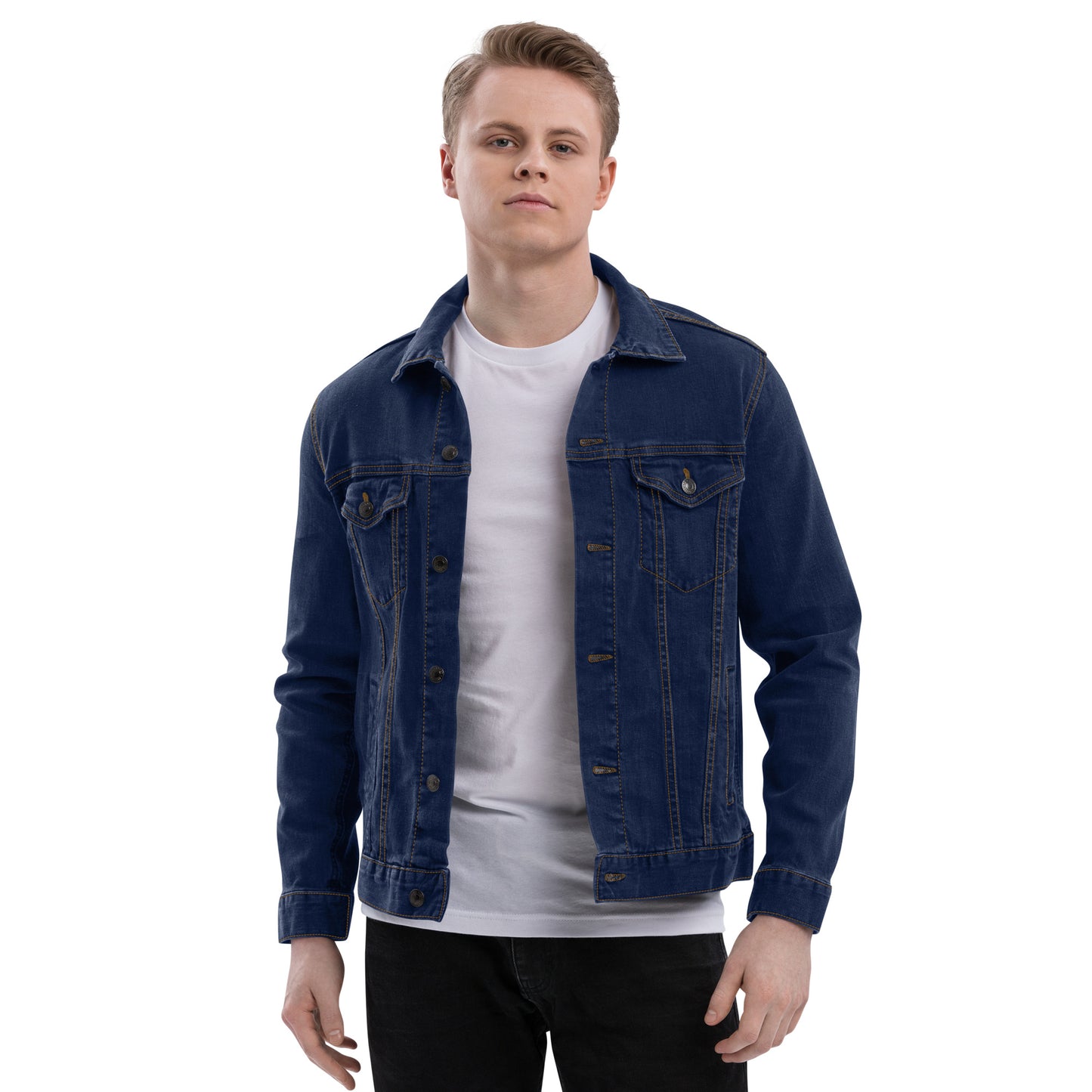 Denim jacket feat DEGEN TOONZ #7949 (embroidered)