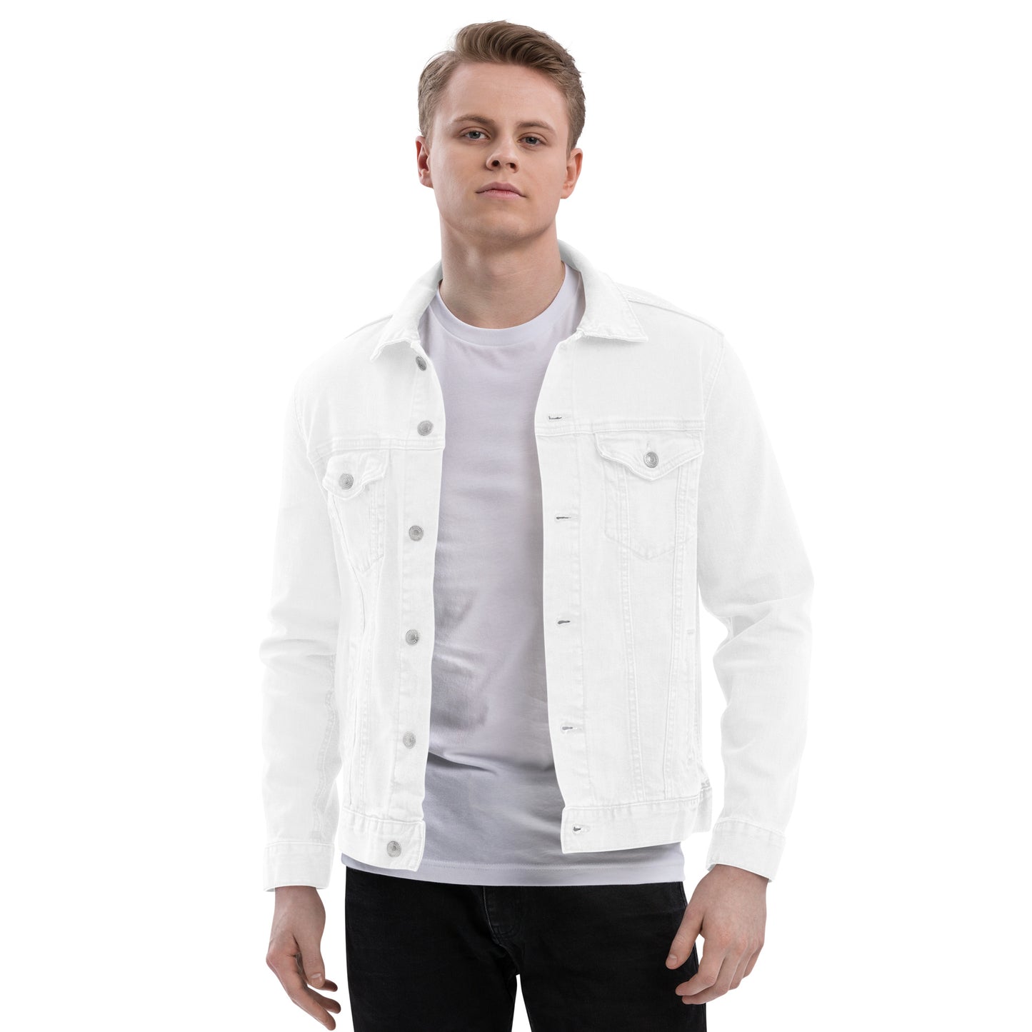 Denim jacket feat DEGEN TOONZ #7949 (embroidered)