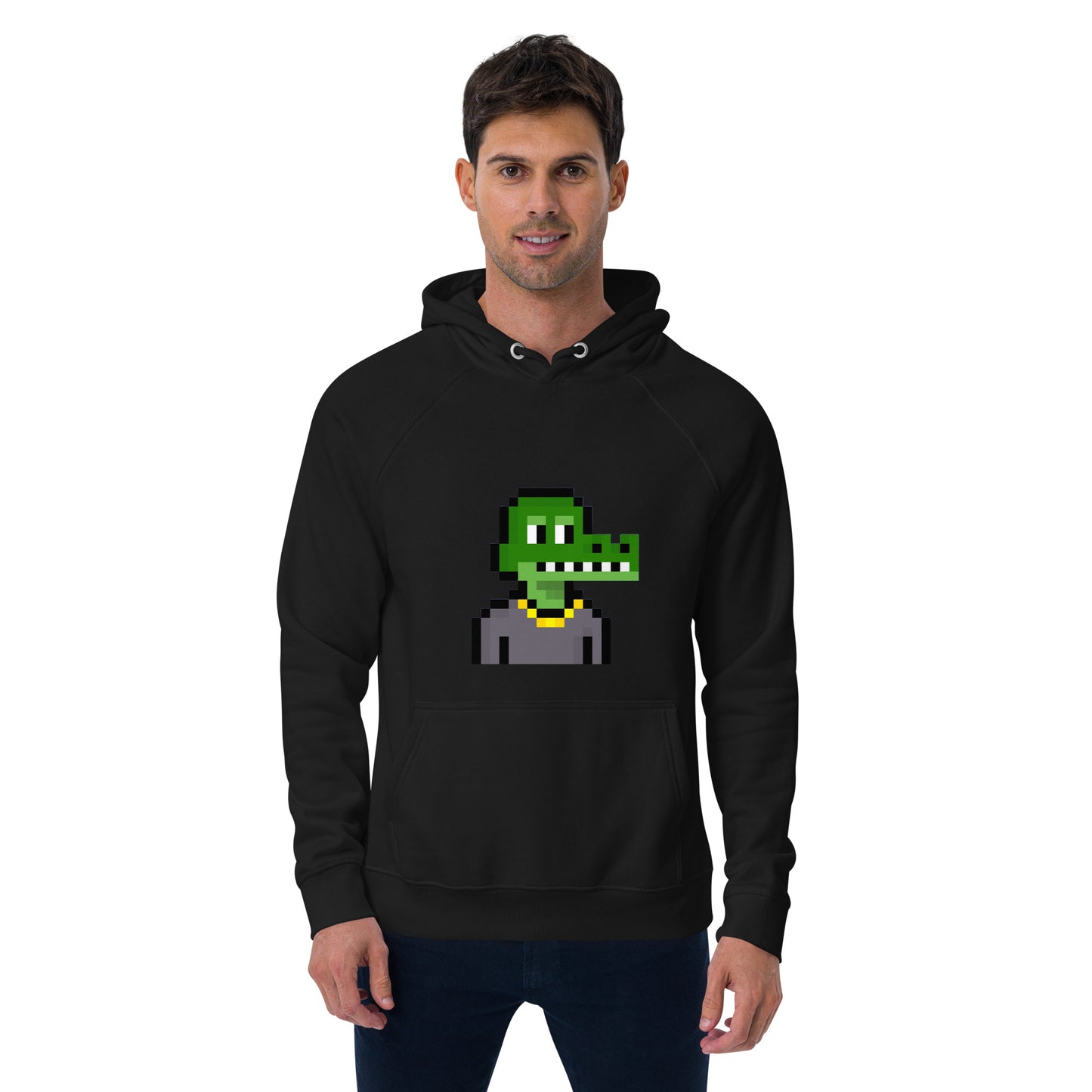 Unisex eco raglan hoodie feat Nakamigos #11987