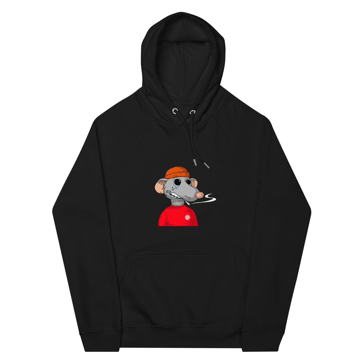 Unisex eco raglan hoodie feat Fat Rat #5295