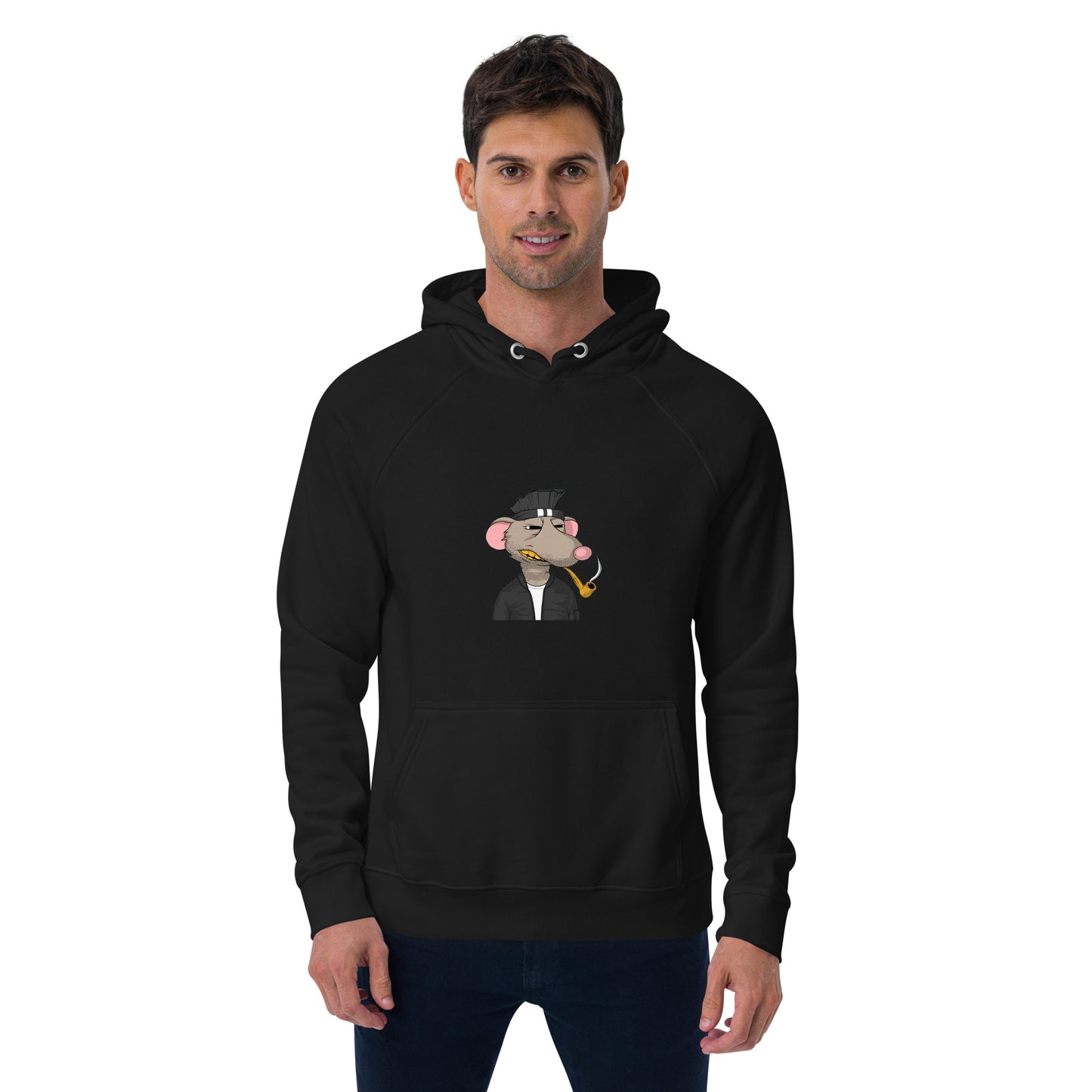 Unisex eco raglan hoodie feat Fat Rat #3320