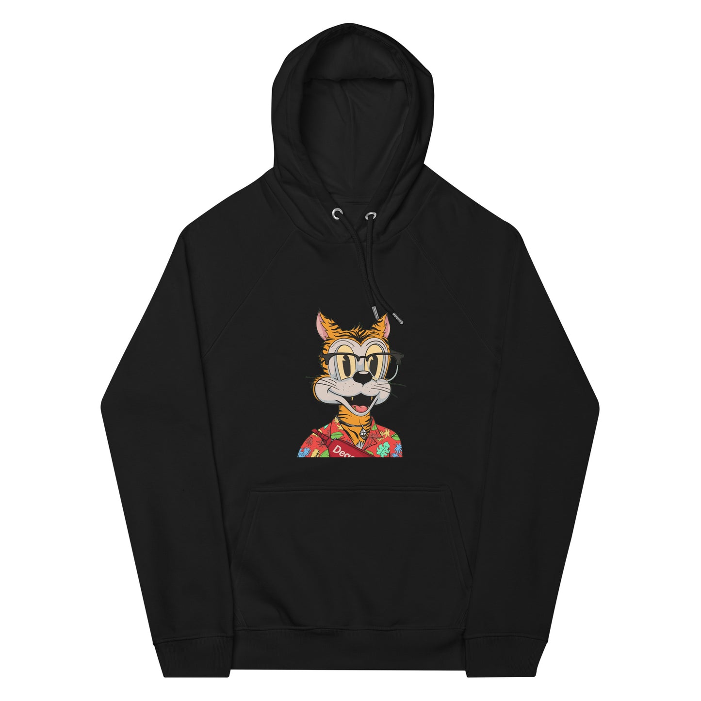 Unisex eco raglan hoodie feat TOON #918