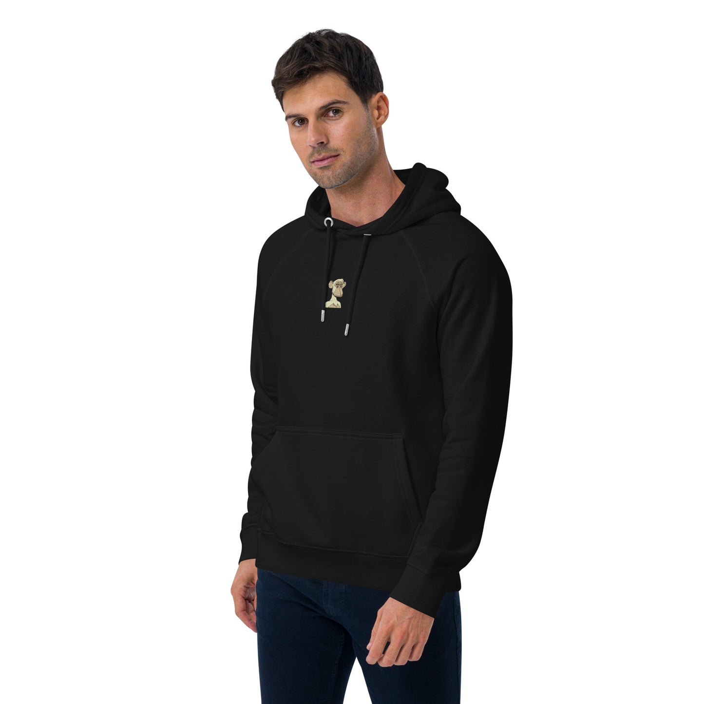 Unisex eco raglan hoodie feat BAYC #4039