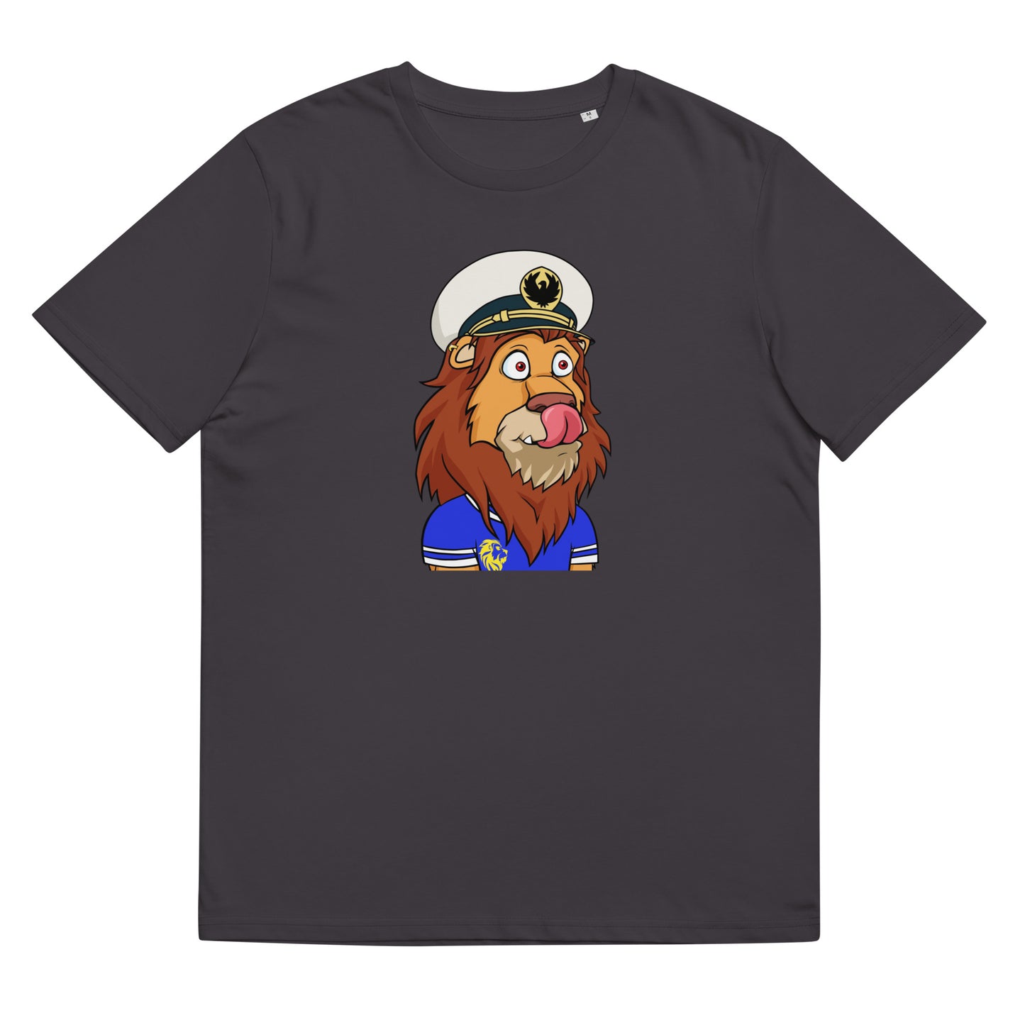 Unisex organic cotton t-shirt feat Lazy Lion #3317