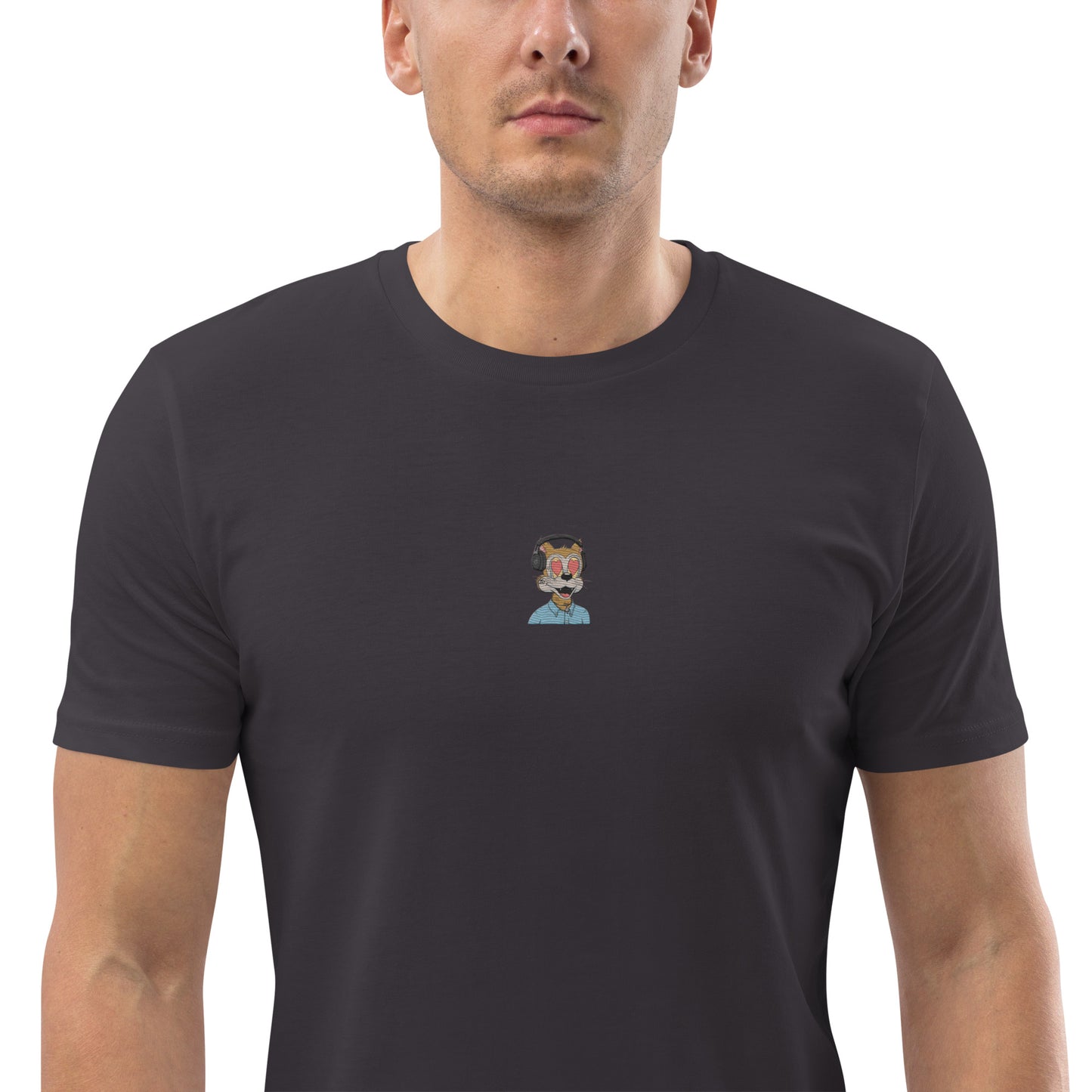 Unisex organic cotton t-shirt feat TOON #2425 (front embroidered + rear print)
