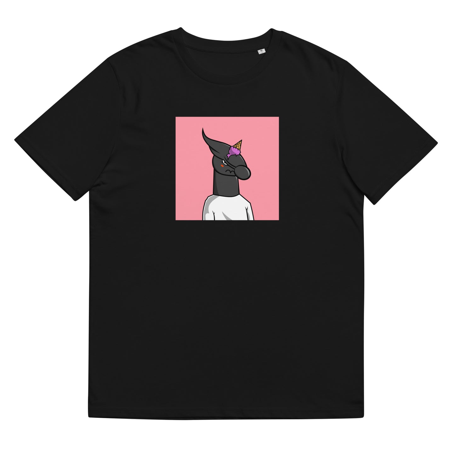 Unisex organic cotton t-shirt feat UNICORN #333D
