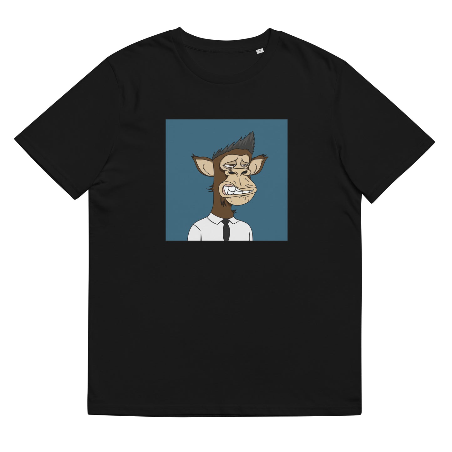 Unisex organic cotton t-shirt feat Polygon Ape #8130 TOKEN GATED