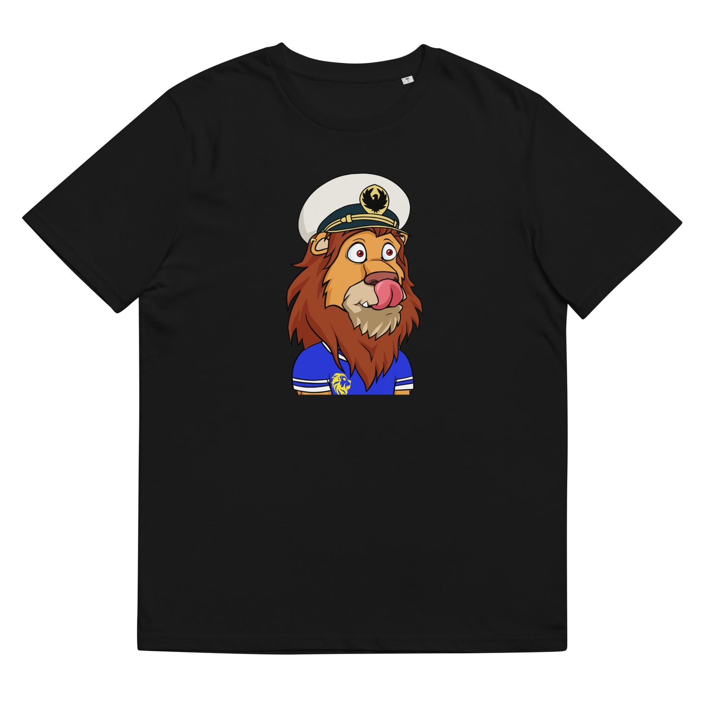 Unisex organic cotton t-shirt feat Lazy Lion #3317