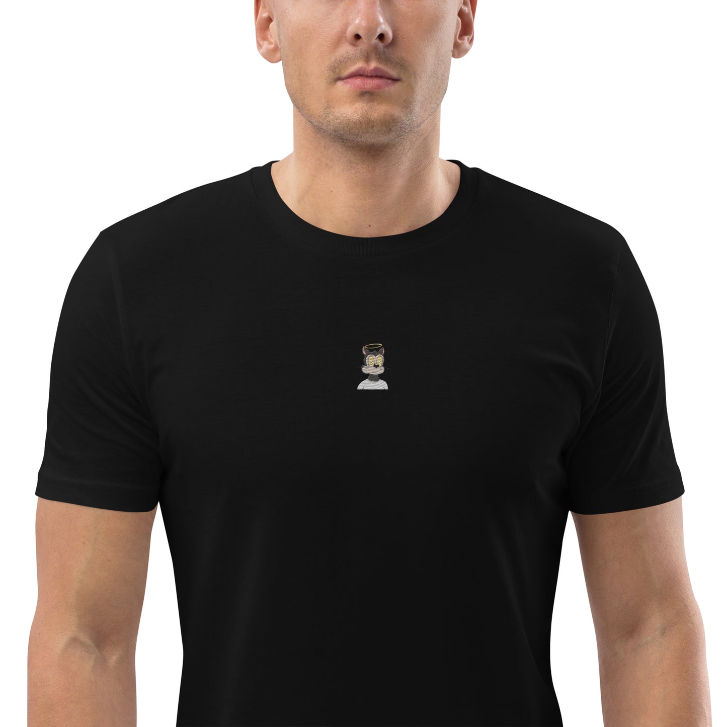 Unisex organic cotton t-shirt feat. TOON #590 (front embroidered + rear print)