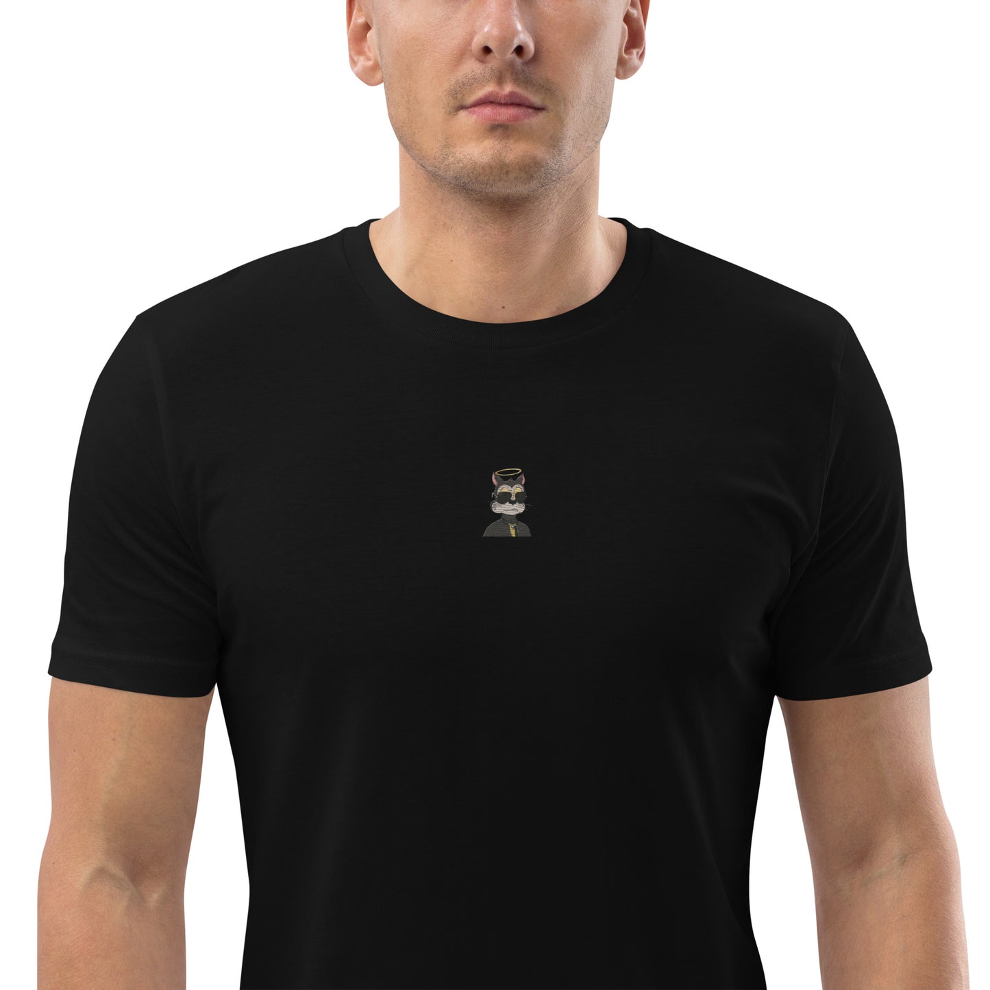 Unisex organic cotton t-shirt feat TOON #8551 (front embroidered + rear print)
