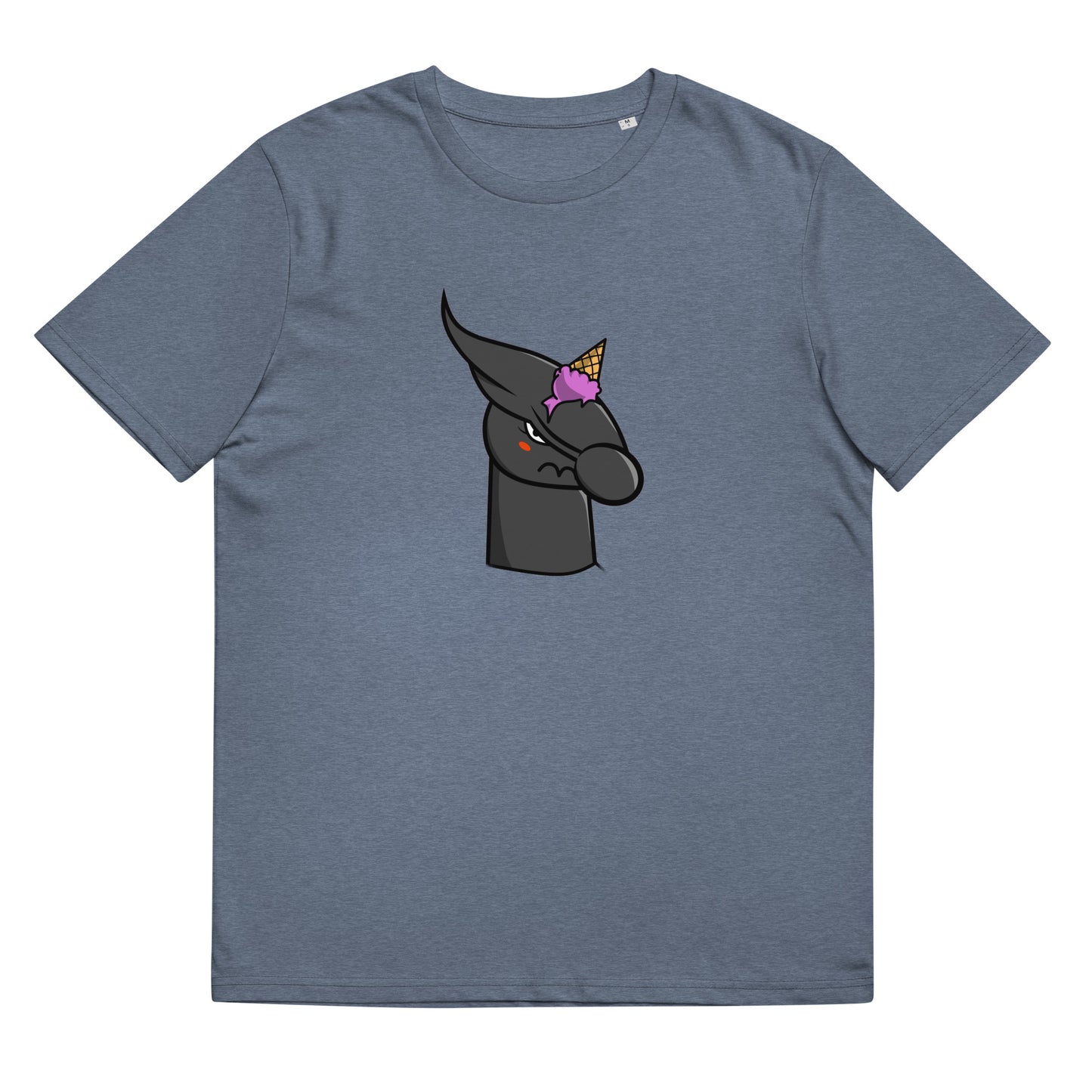 Unisex organic cotton t-shirt feat UNICORN #333D