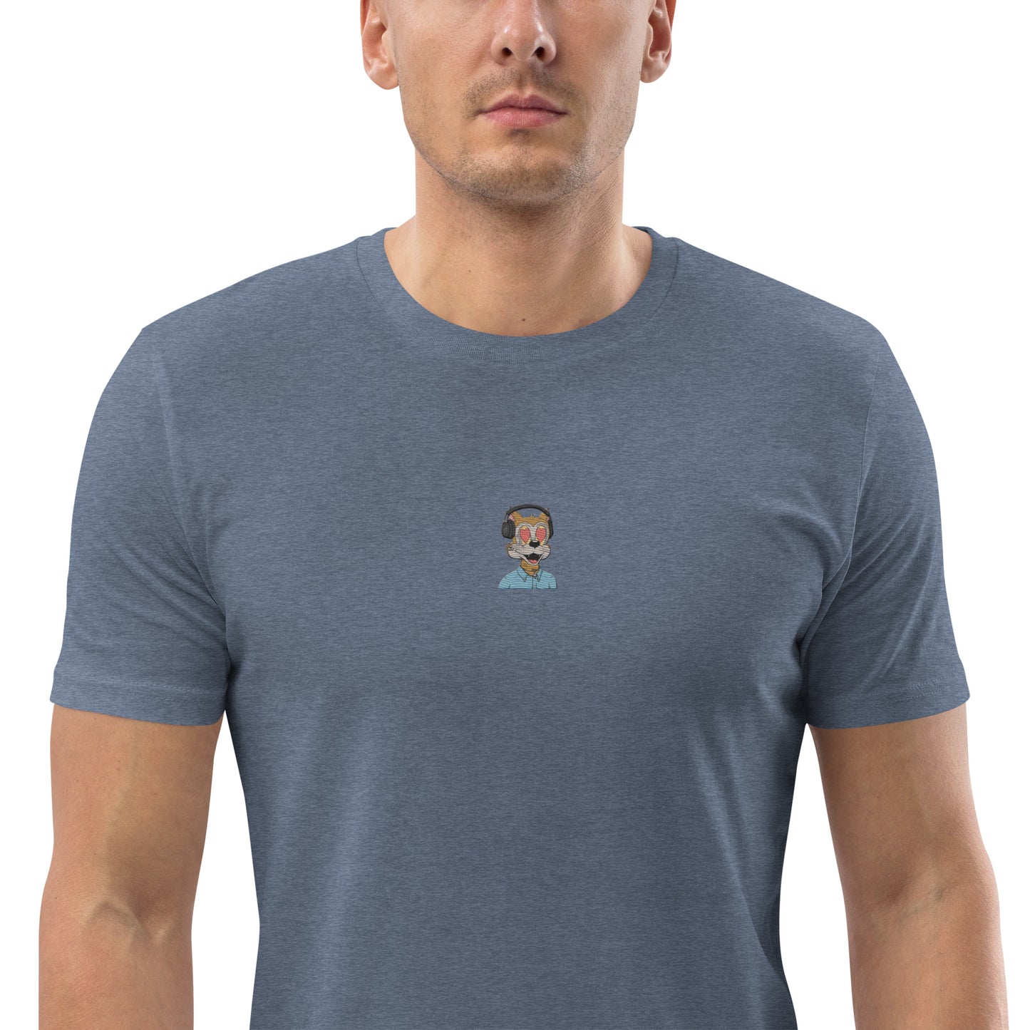 Unisex organic cotton t-shirt feat TOON #2425 (front embroidered + rear print)