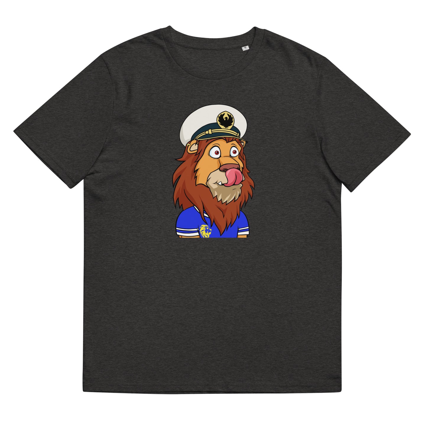 Unisex organic cotton t-shirt feat Lazy Lion #3317