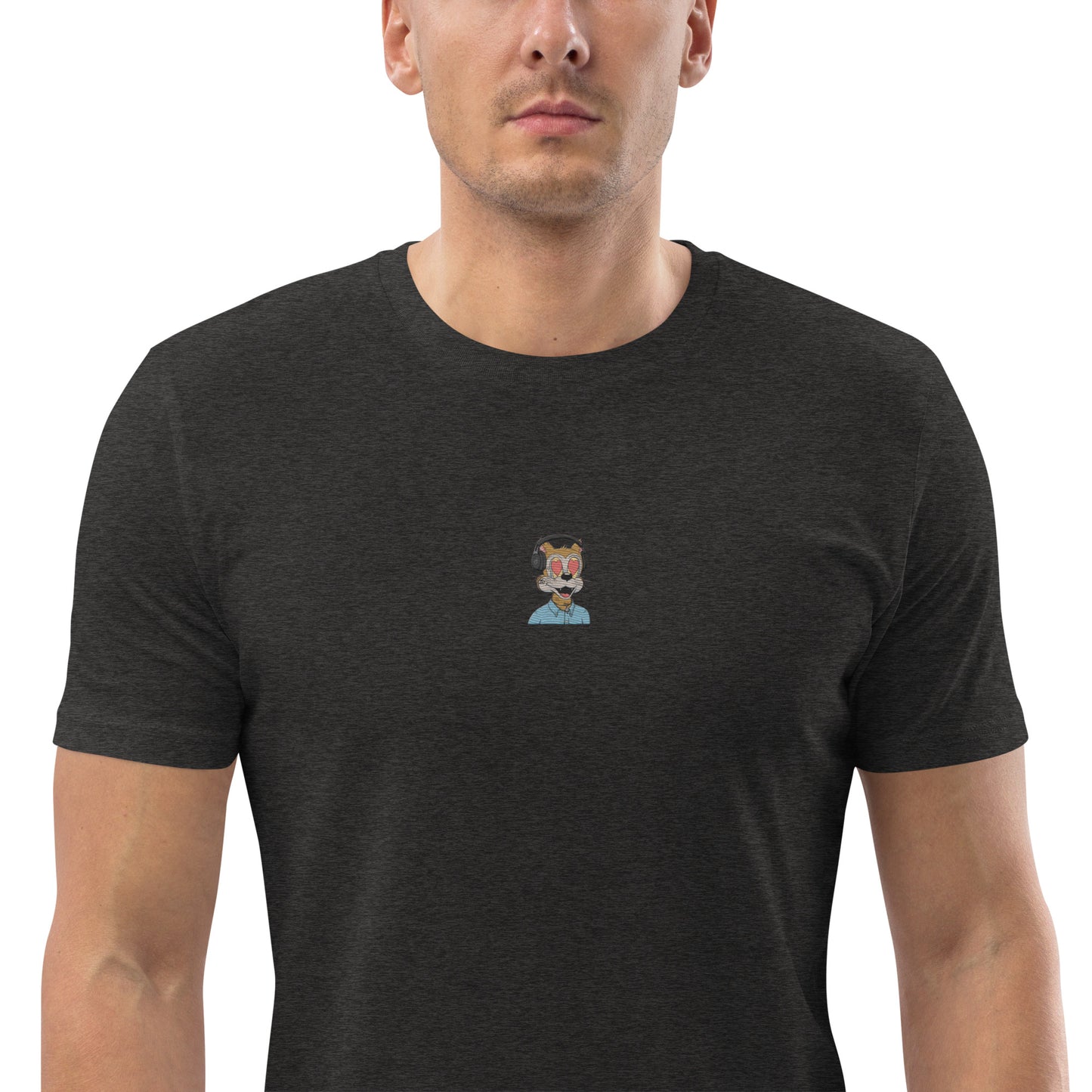 Unisex organic cotton t-shirt feat TOON #2425 (front embroidered + rear print)