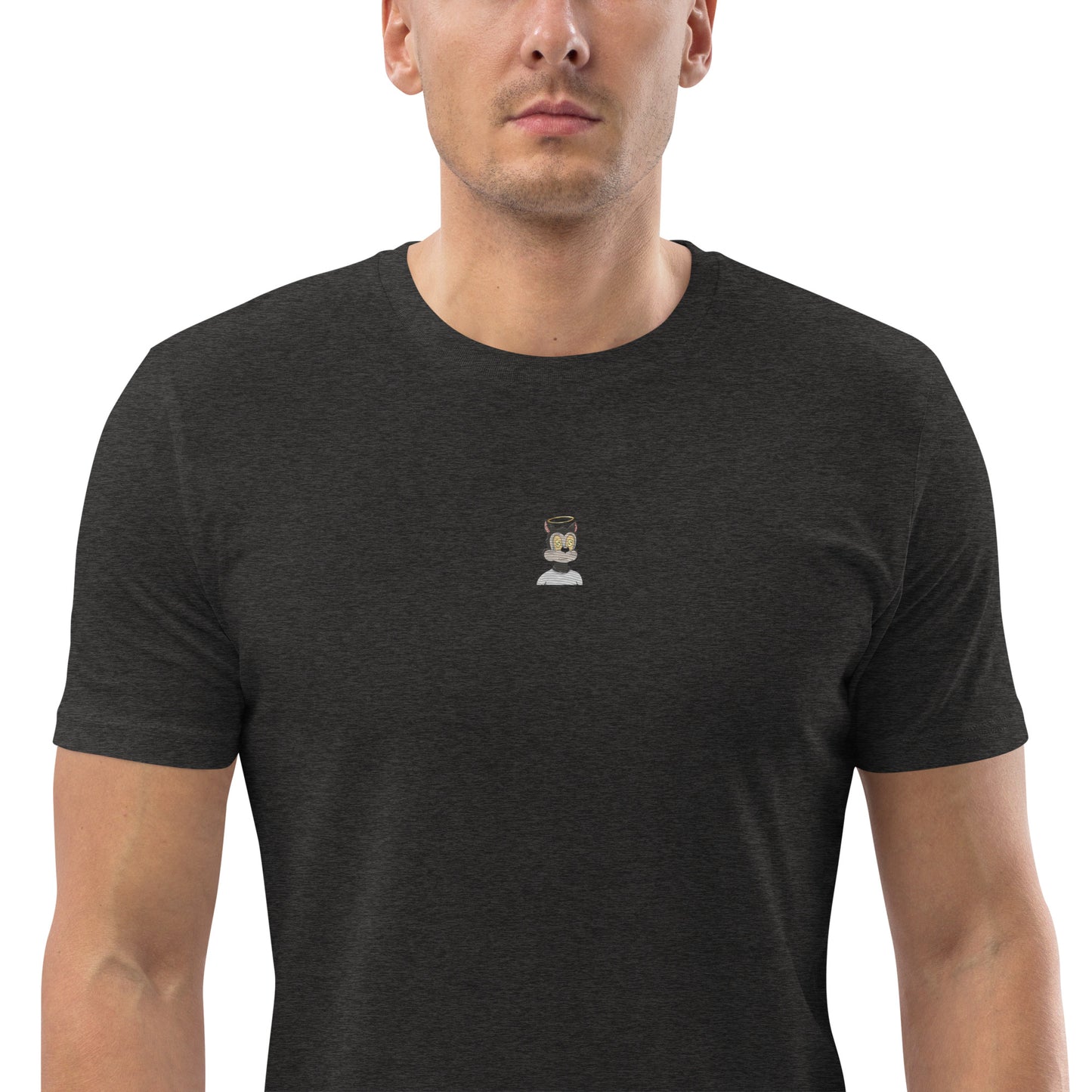 Unisex organic cotton t-shirt feat. TOON #590 (front embroidered + rear print)