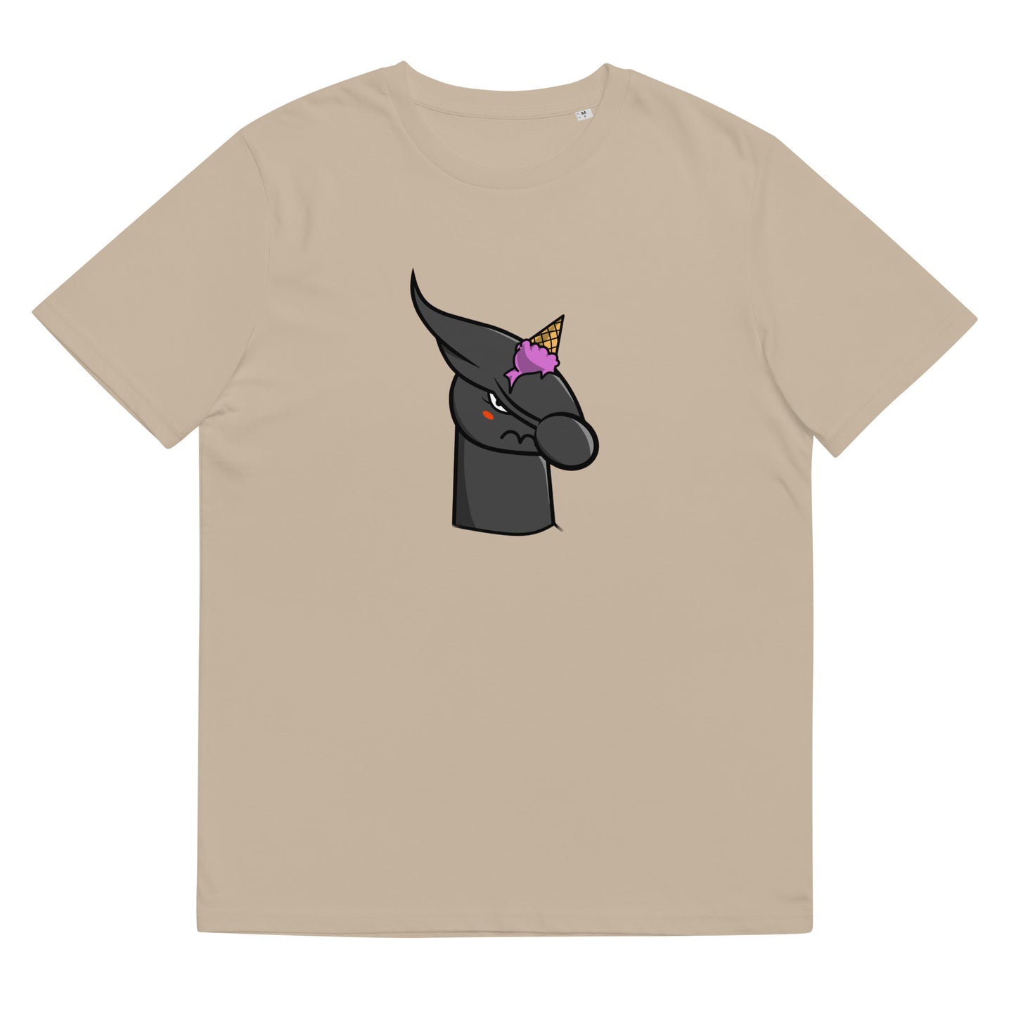 Unisex organic cotton t-shirt feat UNICORN #333D
