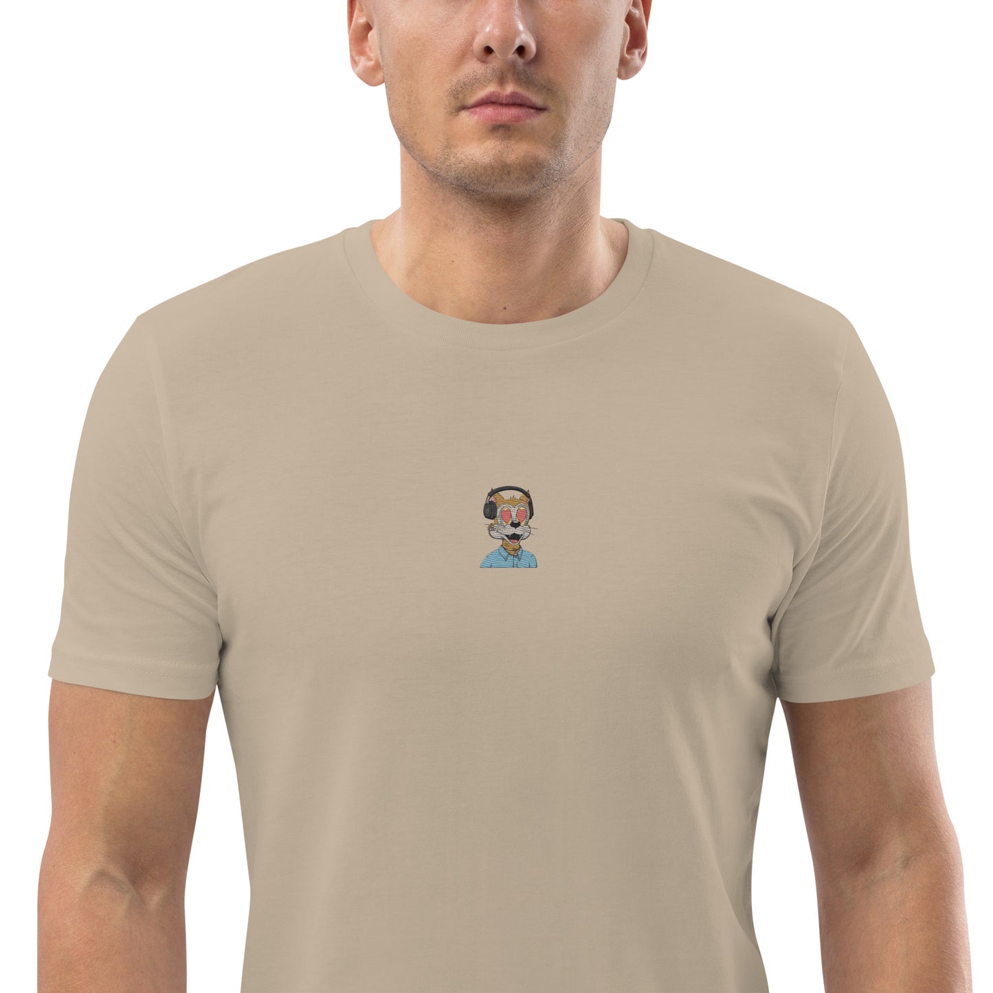 Unisex organic cotton t-shirt feat TOON #2425 (front embroidered + rear print)