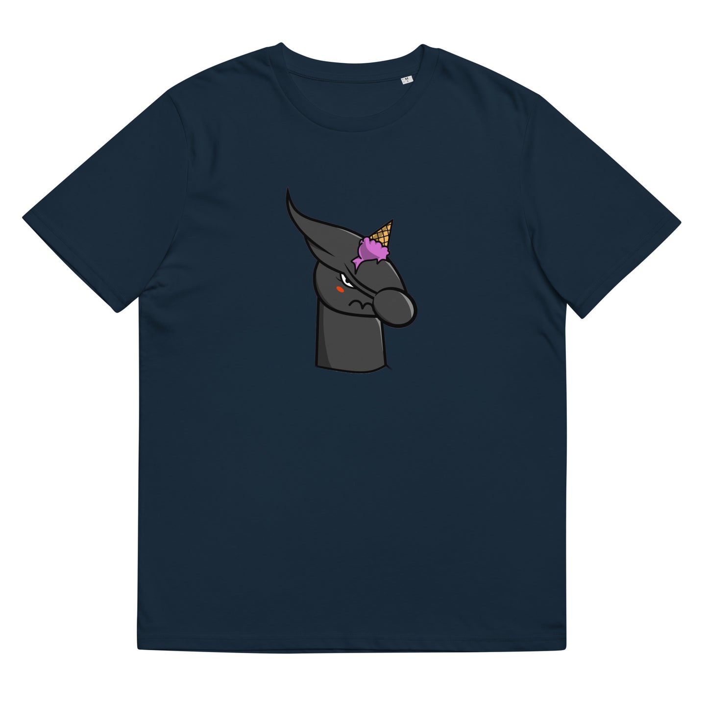 Unisex organic cotton t-shirt feat UNICORN #333D
