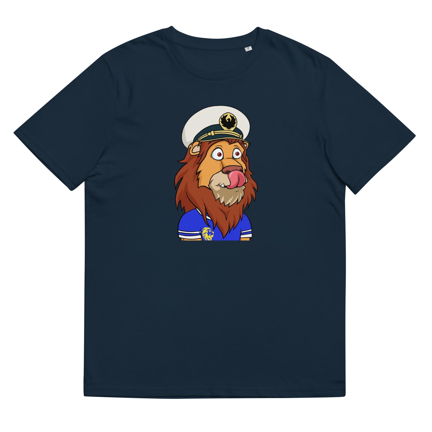 Unisex organic cotton t-shirt feat Lazy Lion #3317
