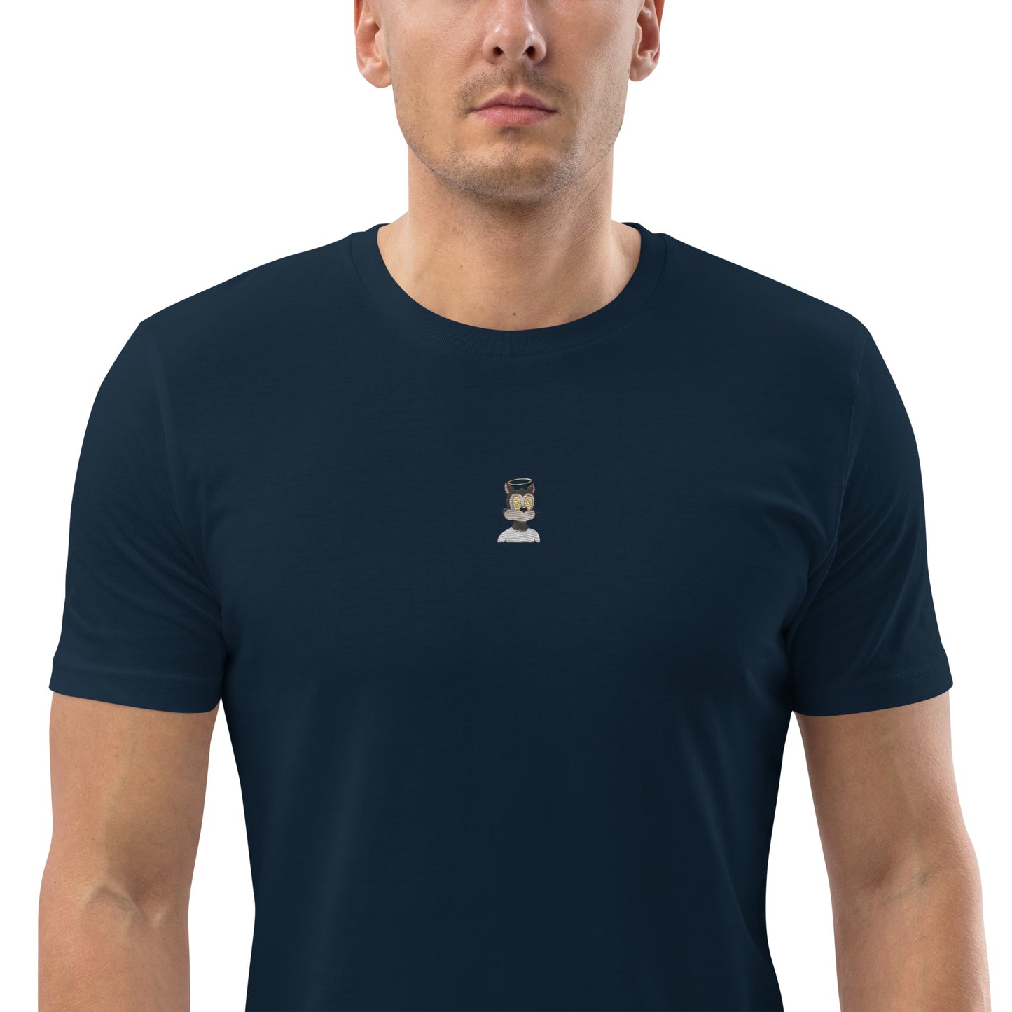 Unisex organic cotton t-shirt feat. TOON #590 (front embroidered + rear print)