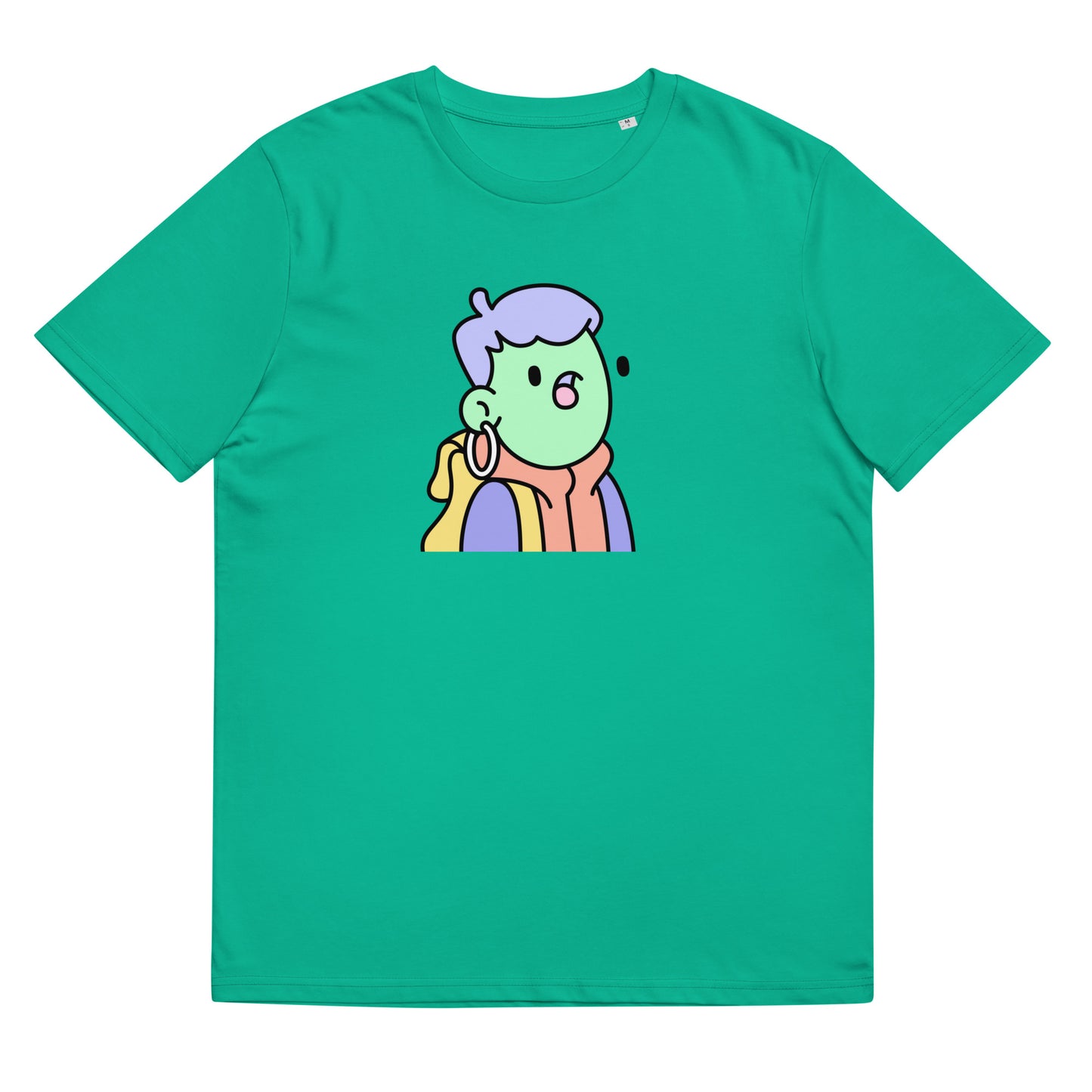 Unisex organic cotton t-shirt feat Doodle #4954