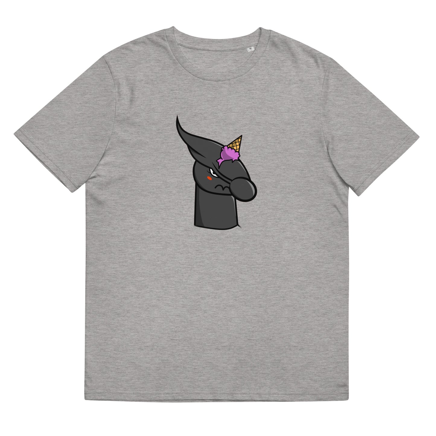Unisex organic cotton t-shirt feat UNICORN #333D